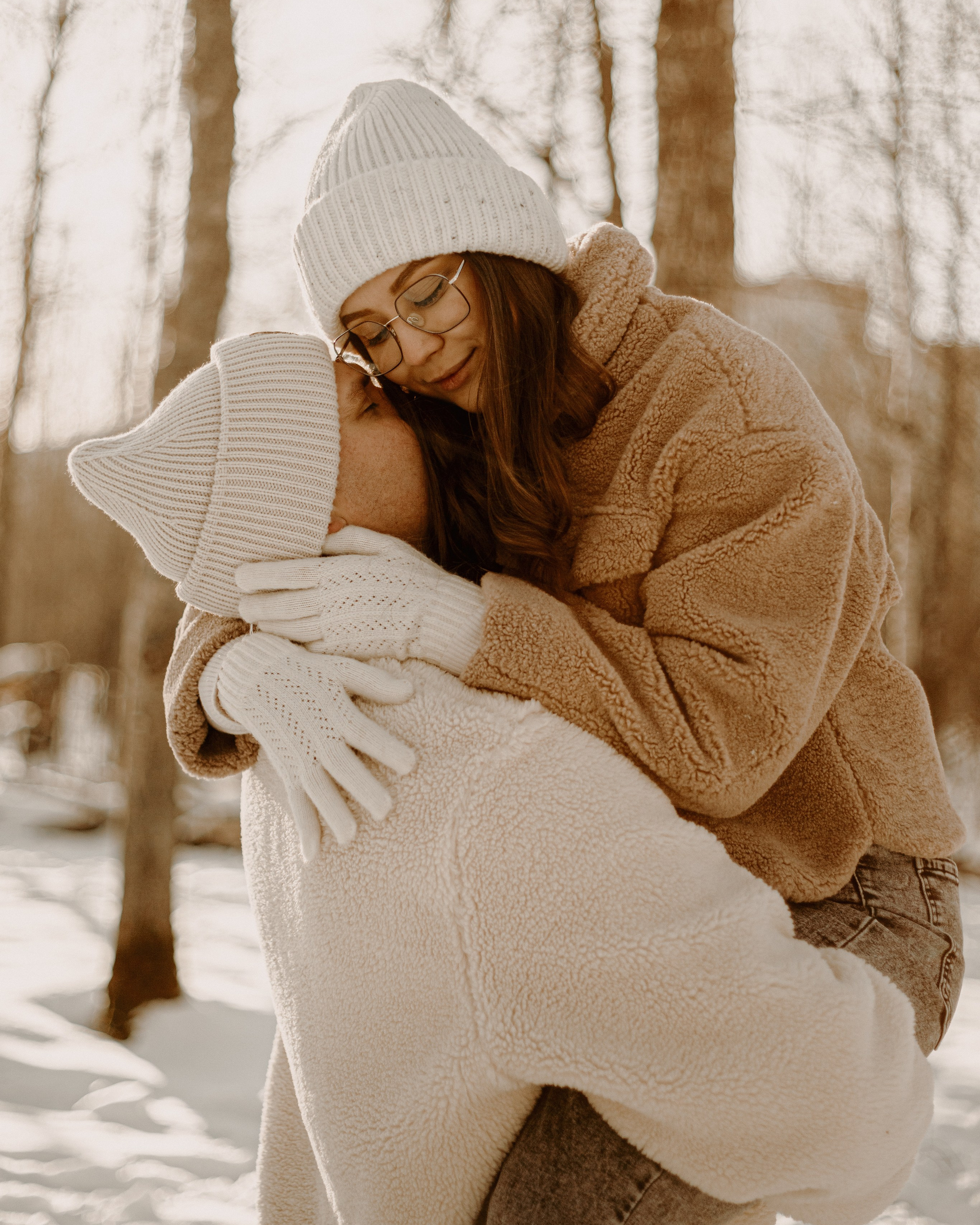 Тепло в зимнем лесу