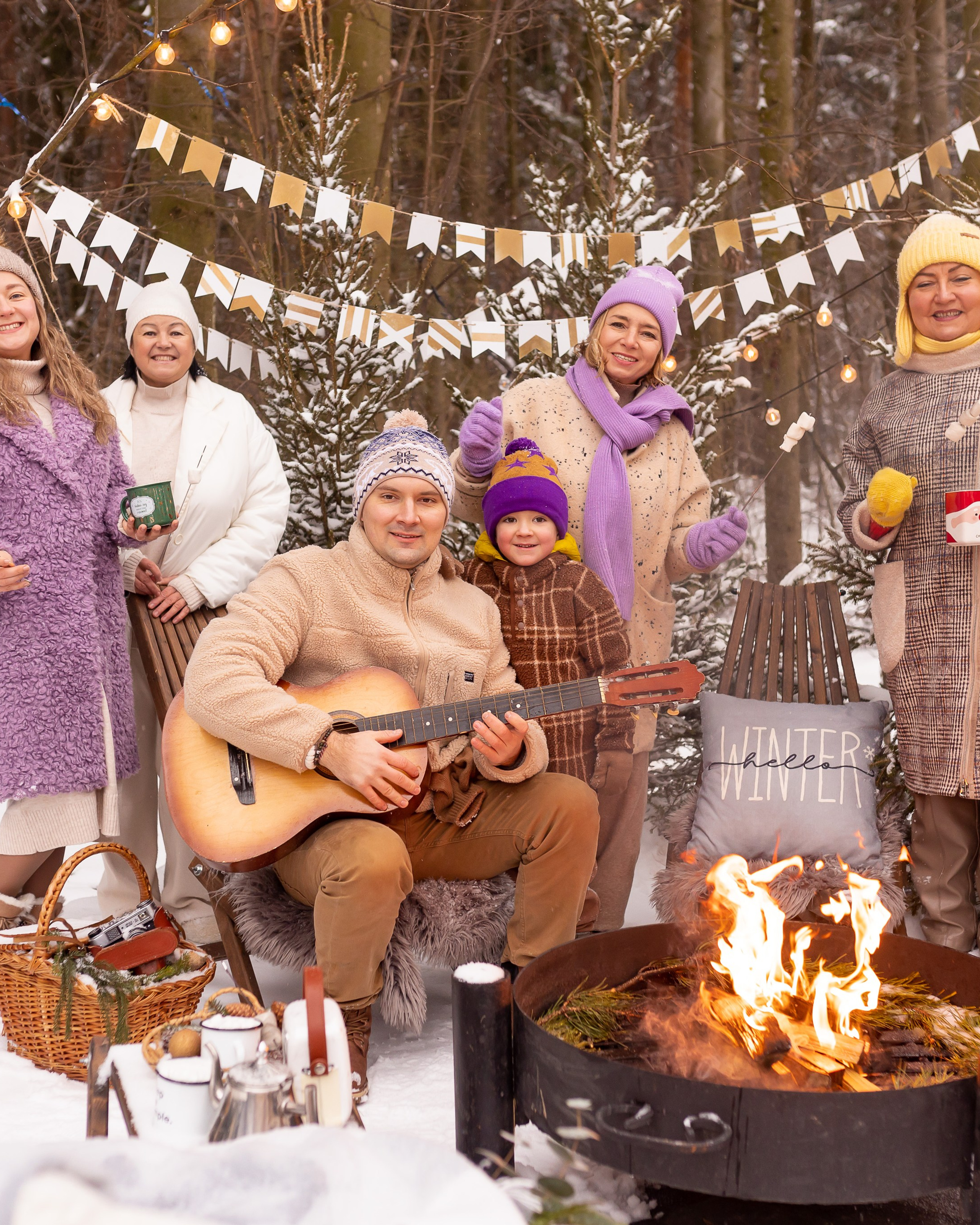 Первый снег в Декабре 2024