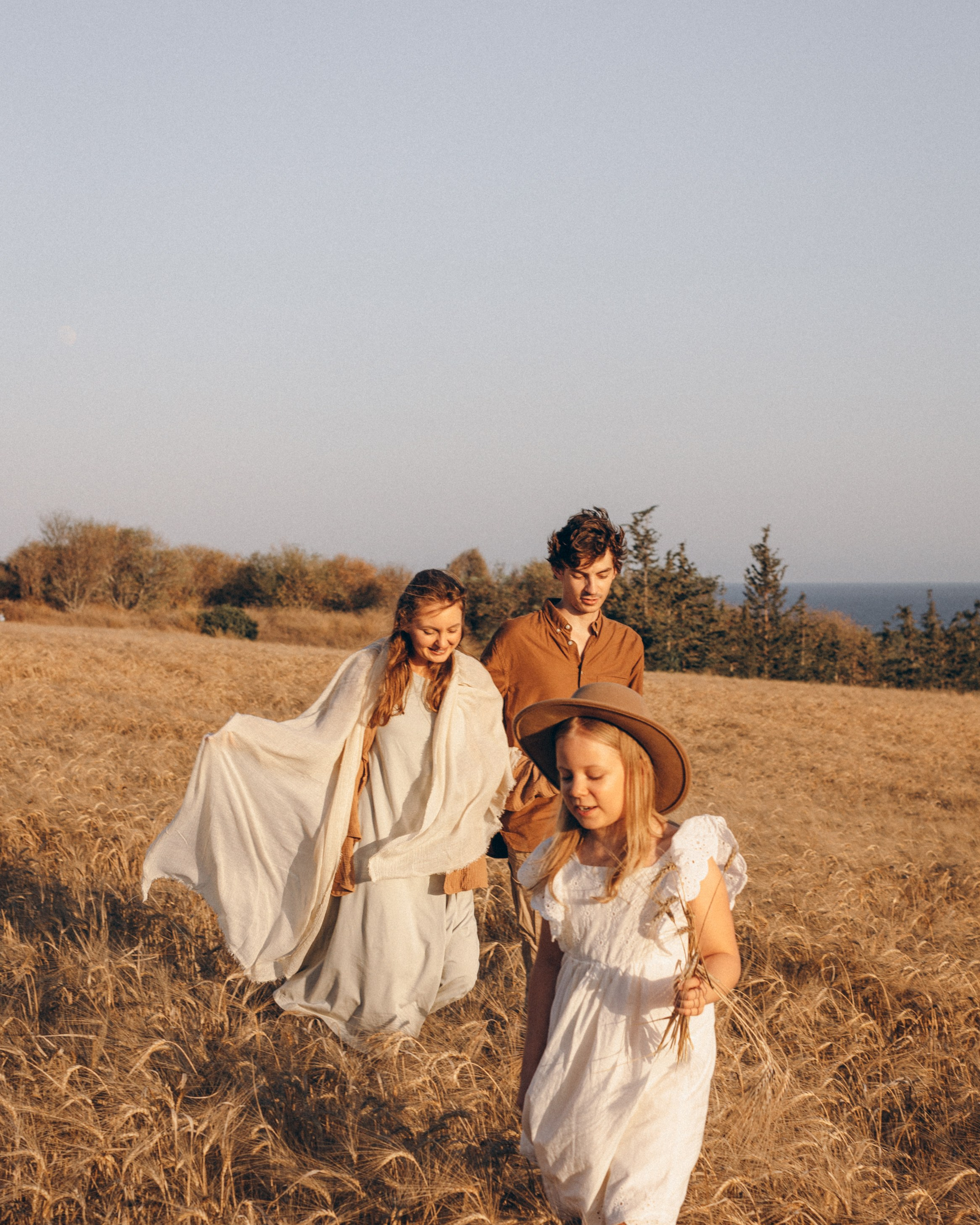 Golden fields, happy hearts