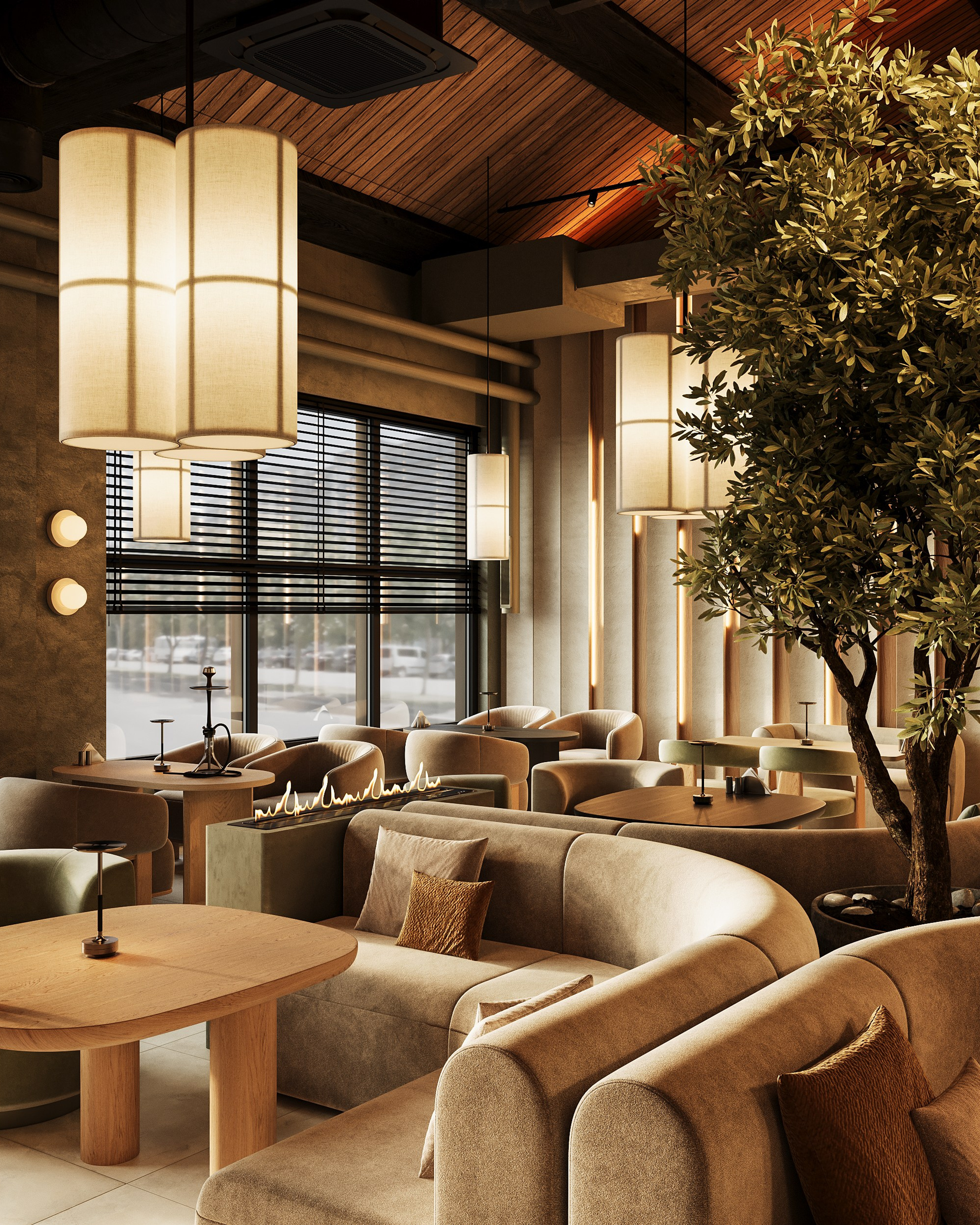 Кальянная Мята Lounge. Концепт и визуализации для One Two Home