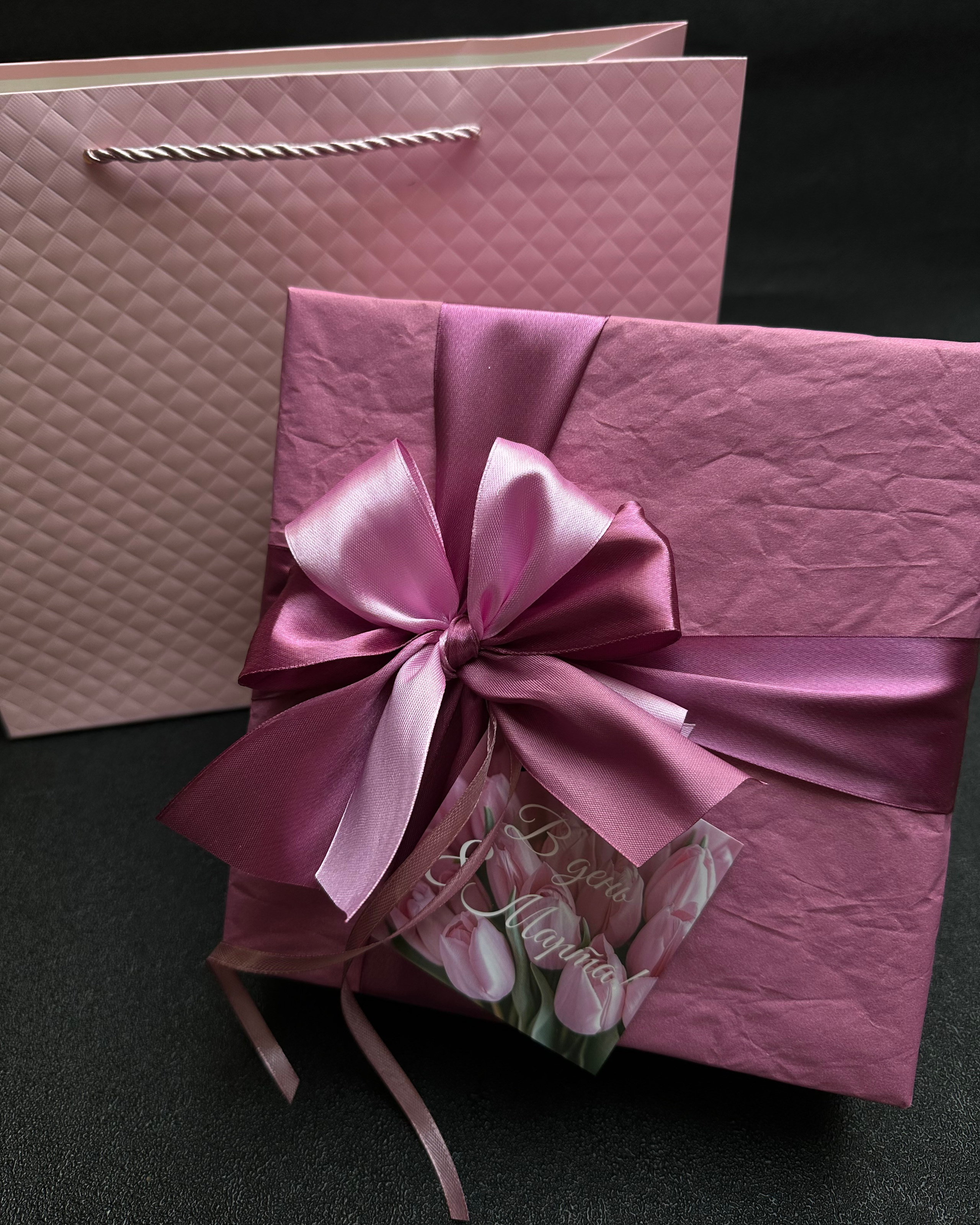 Оформление подарка «Нежность»