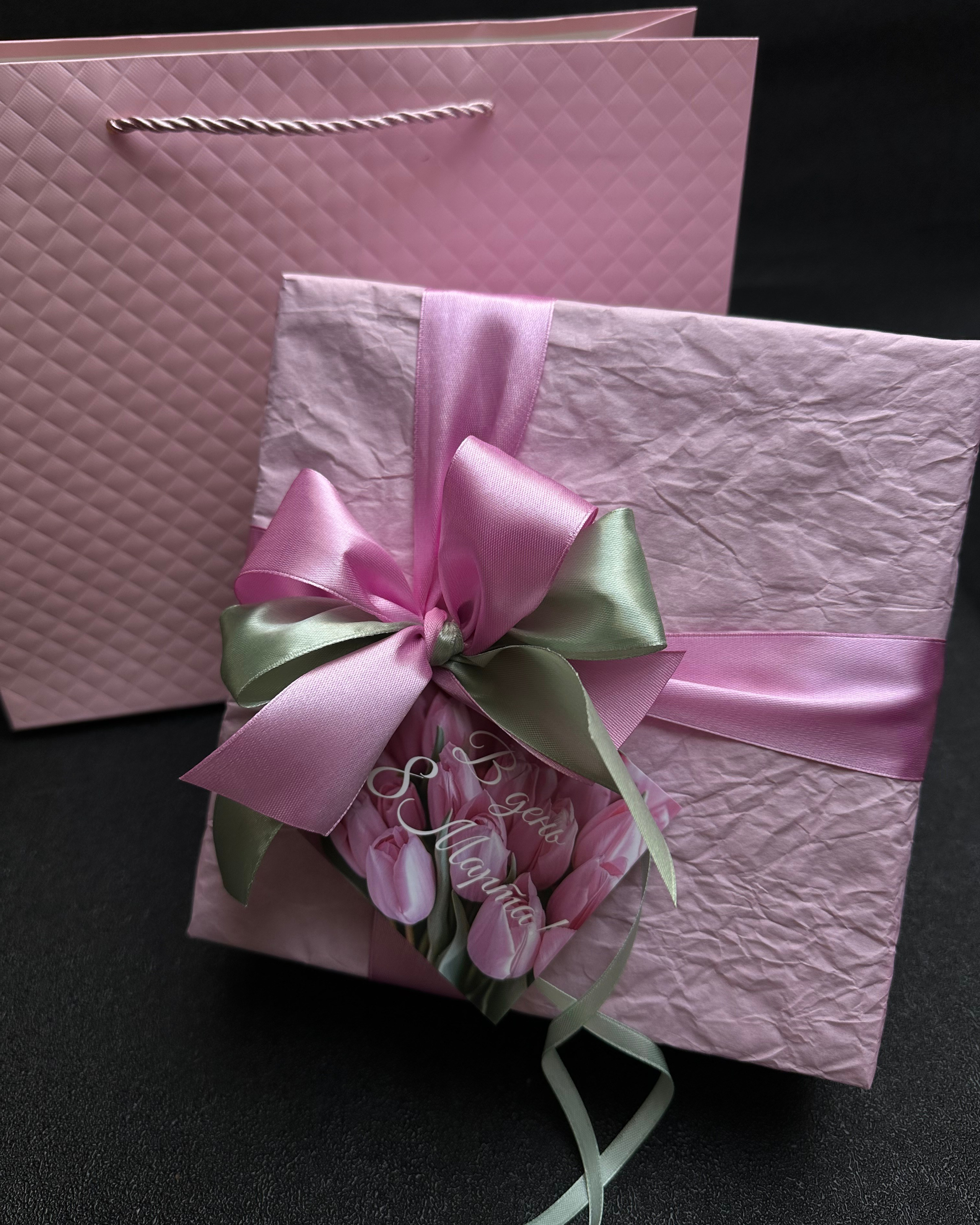 Оформление подарка «Пастель»