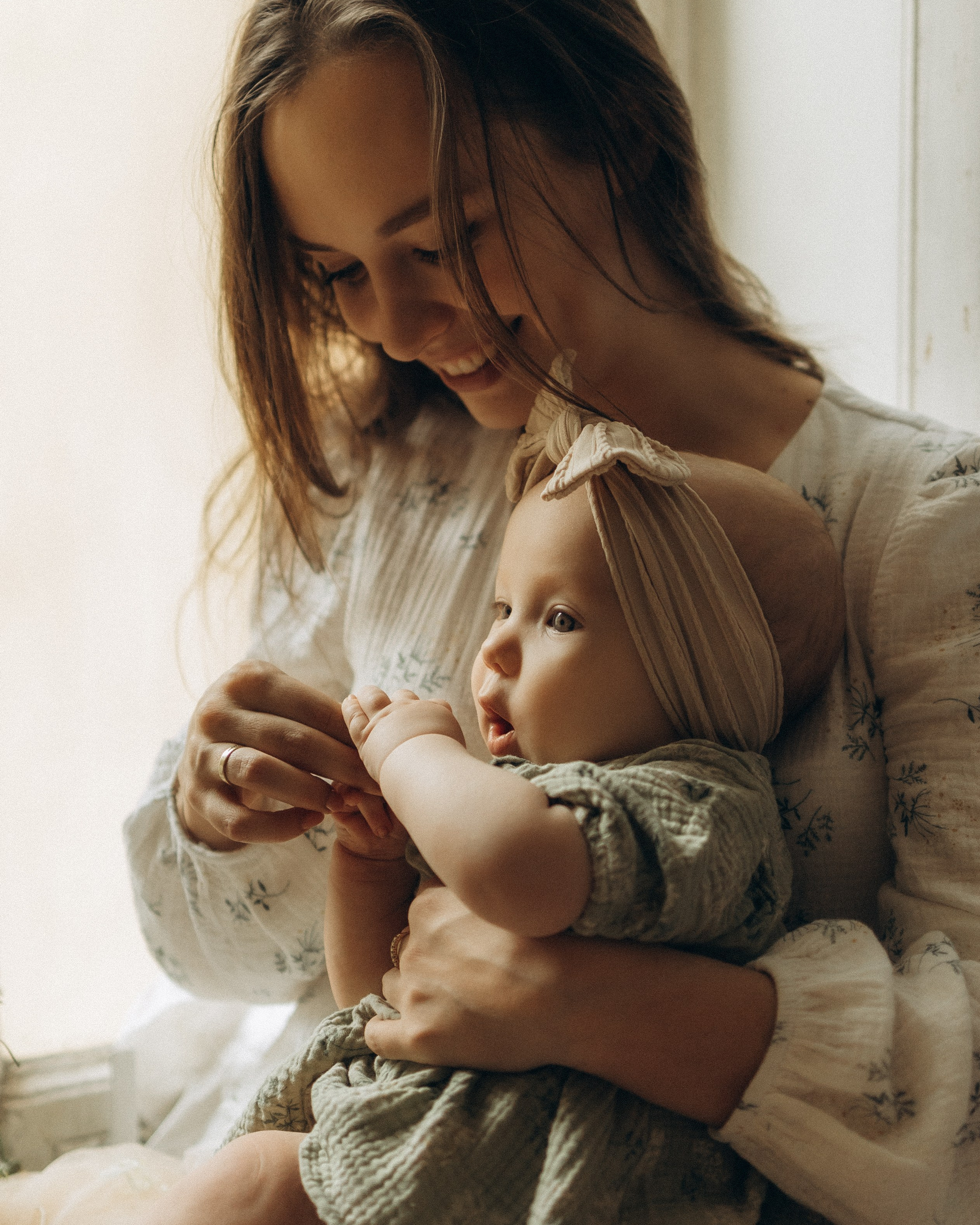 Аня и малышка Настя