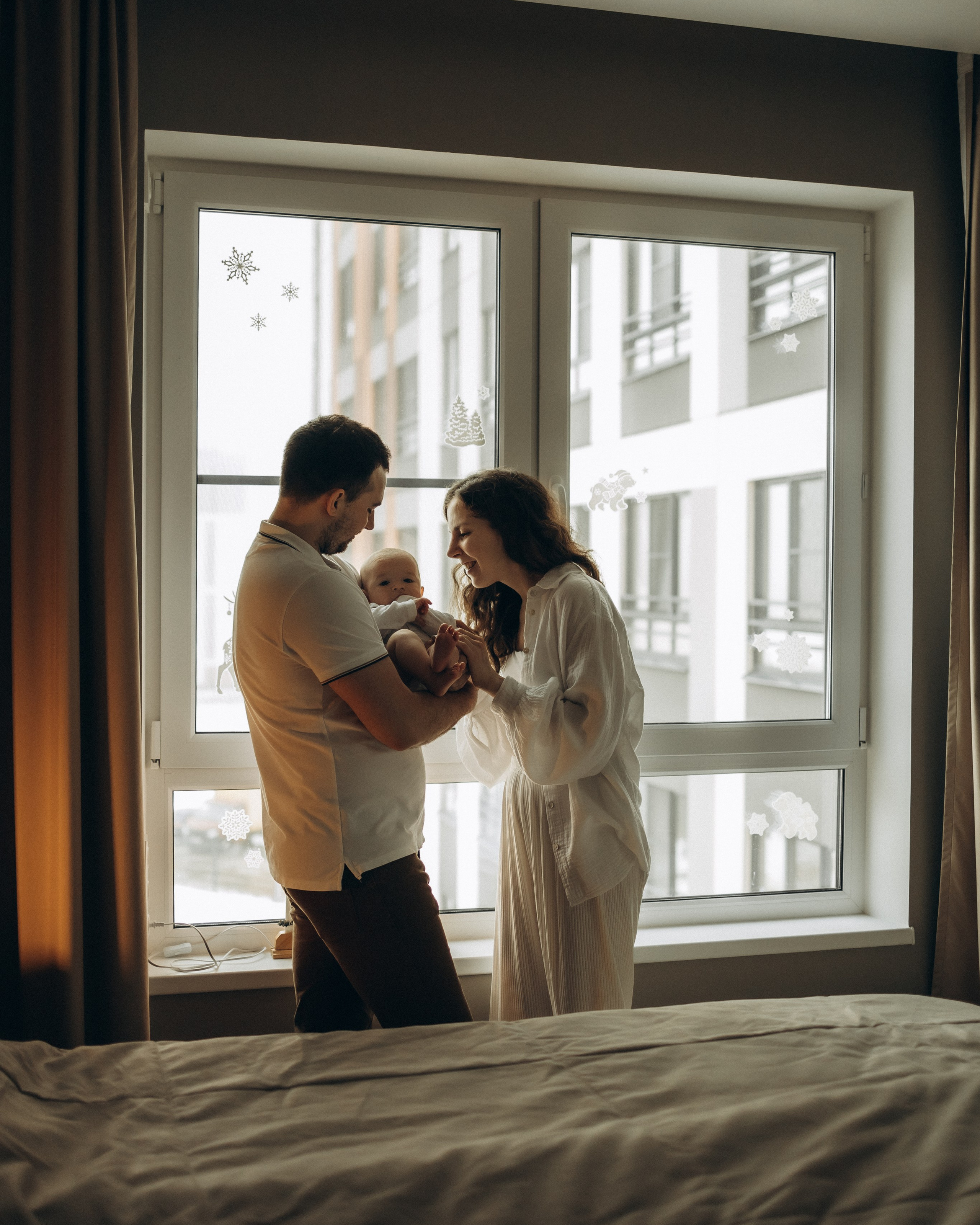 Наташа, Сережа и малыш Левушка