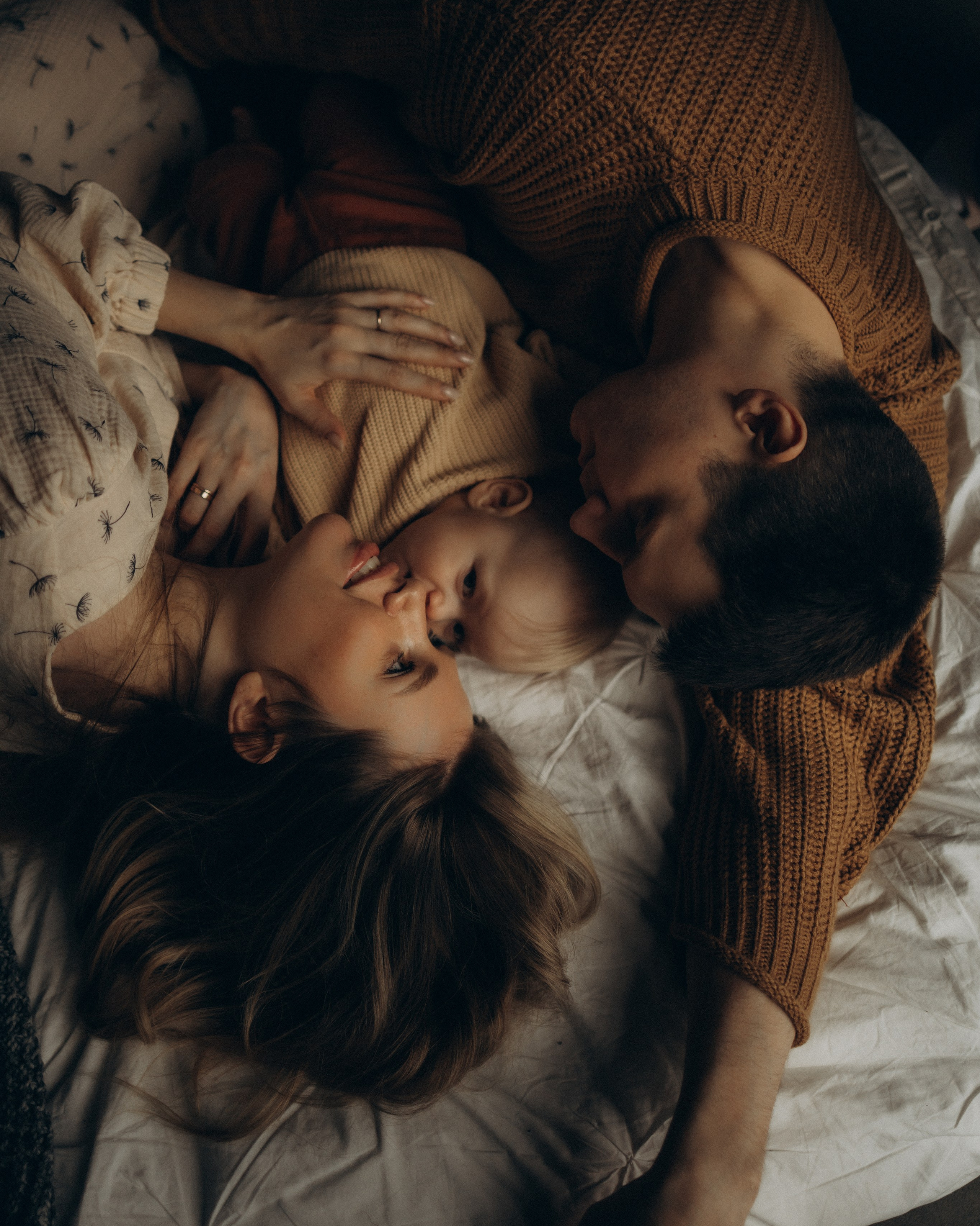 Оля, Никита и малыш Мирослав