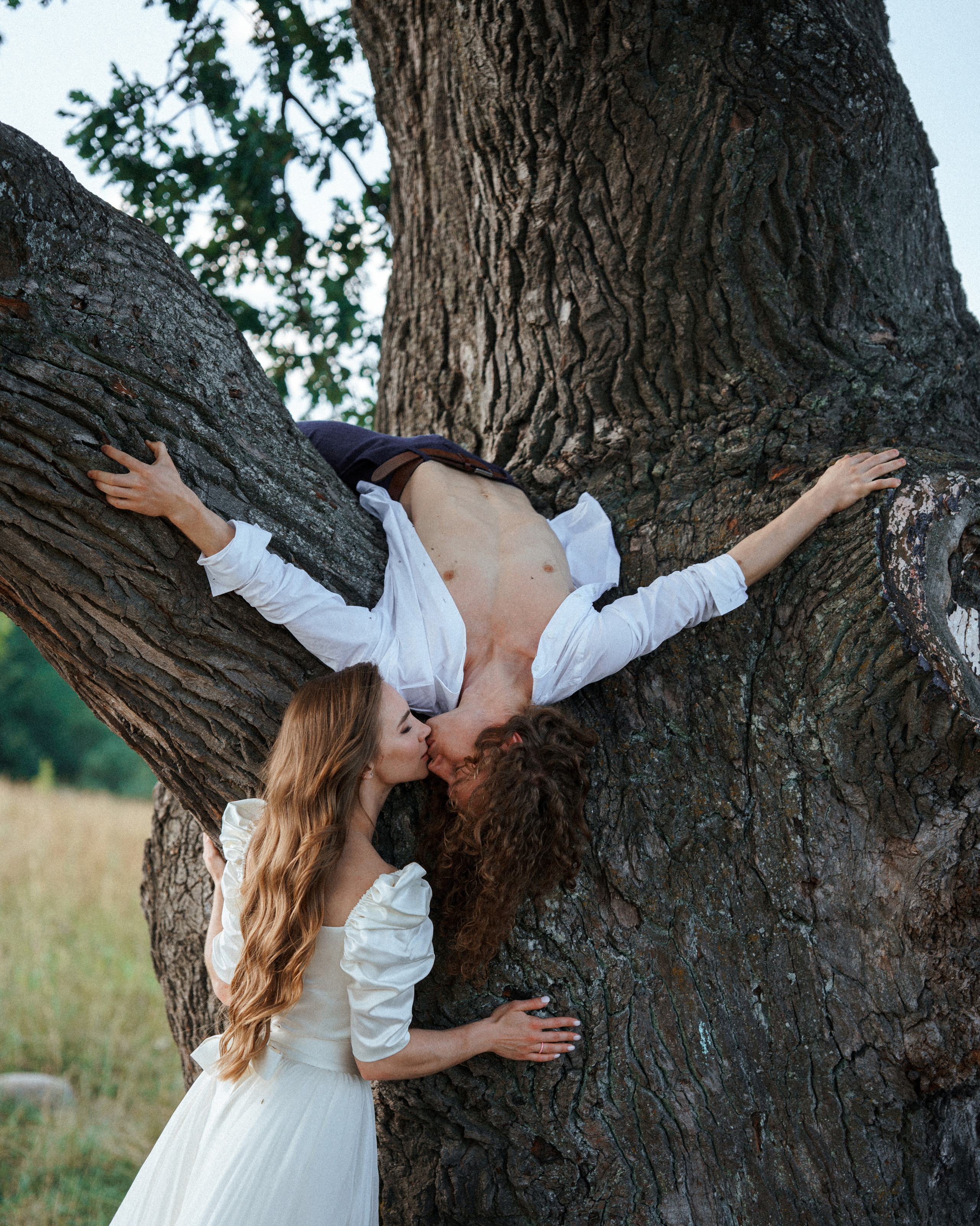 Съемка у старого дуба