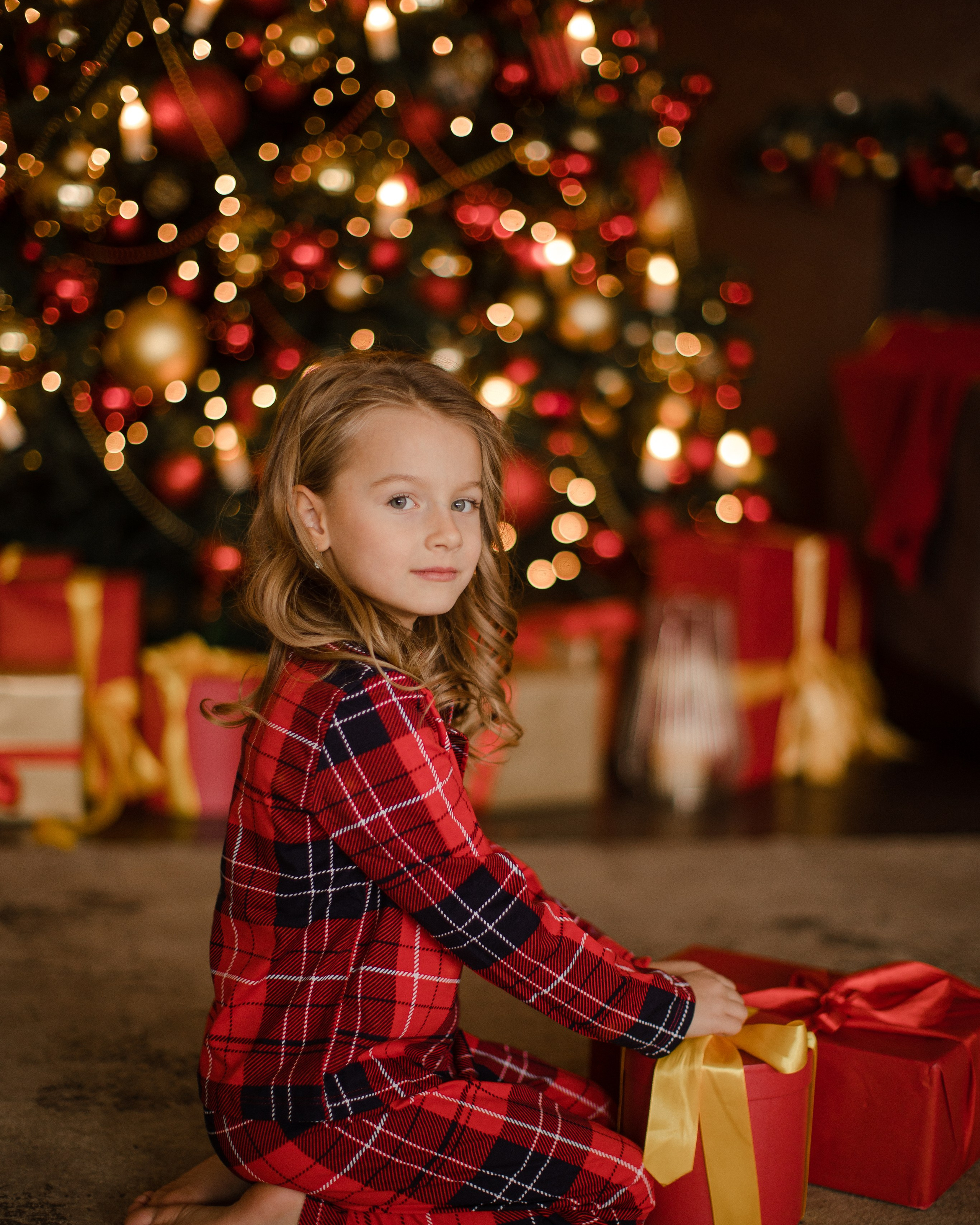 Юля с семьей