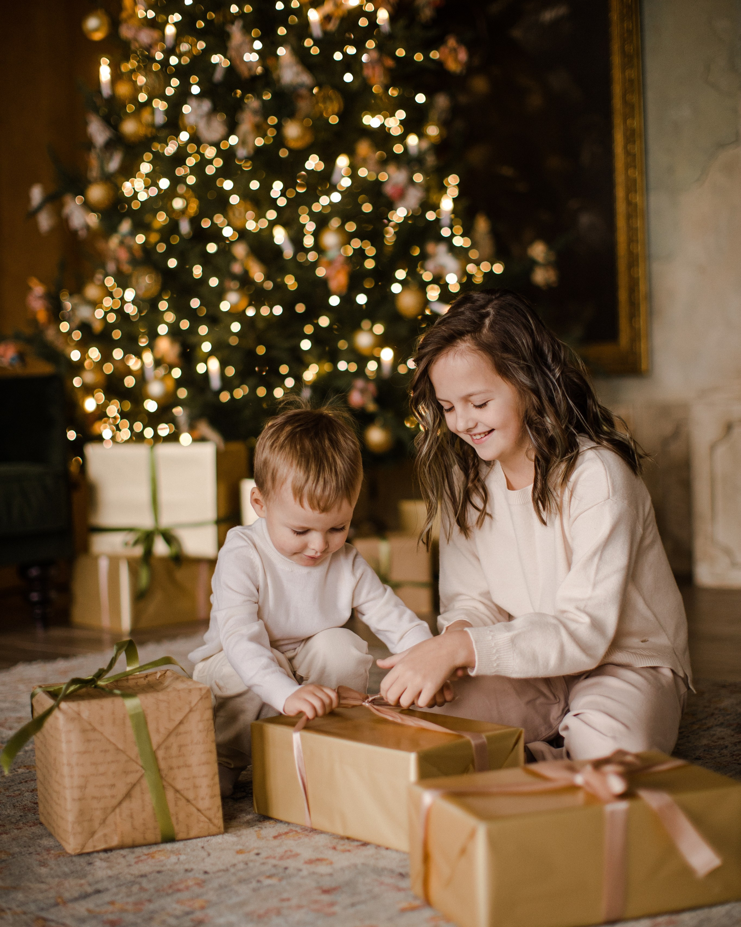 Яна с семьей