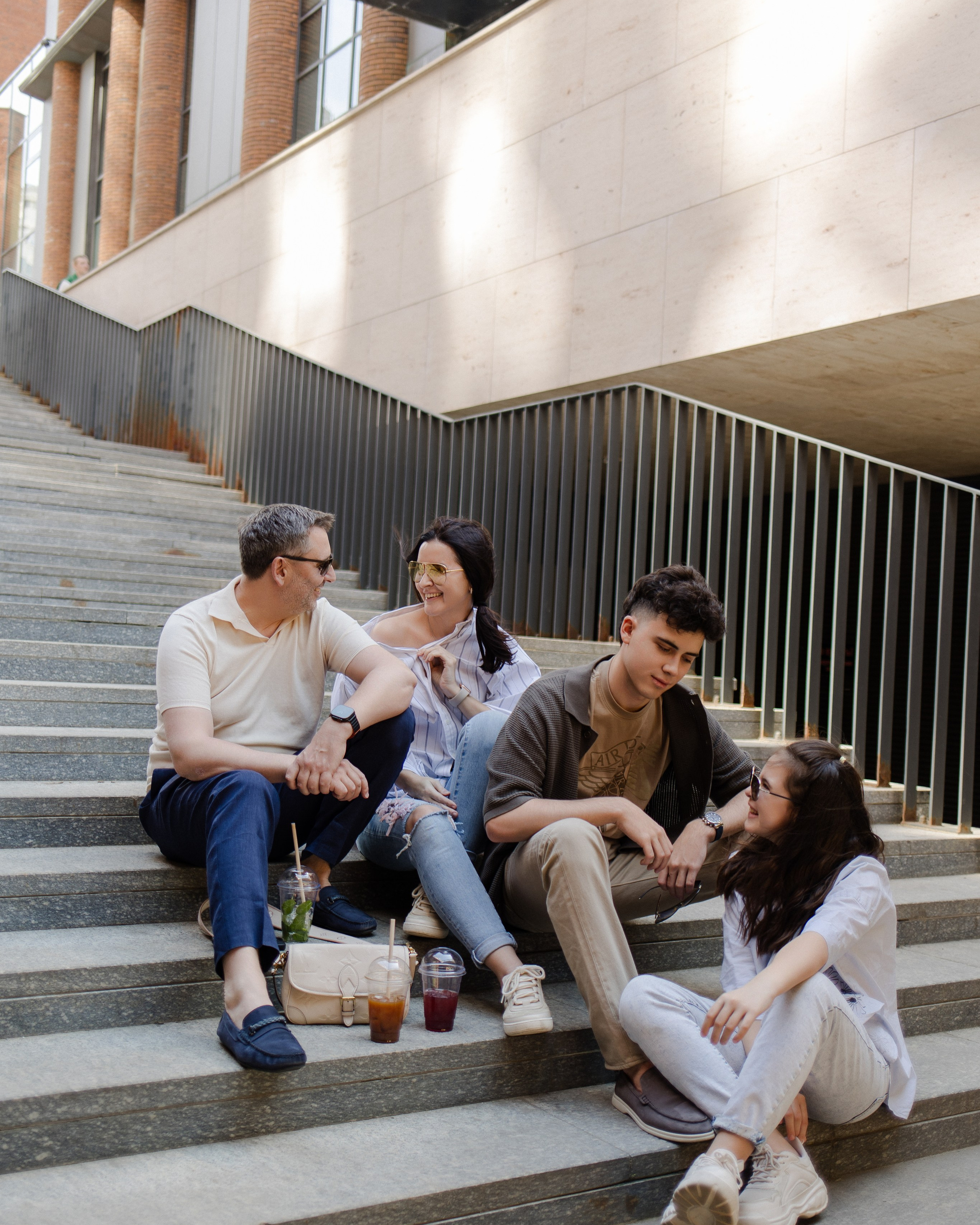 Алена с семьей