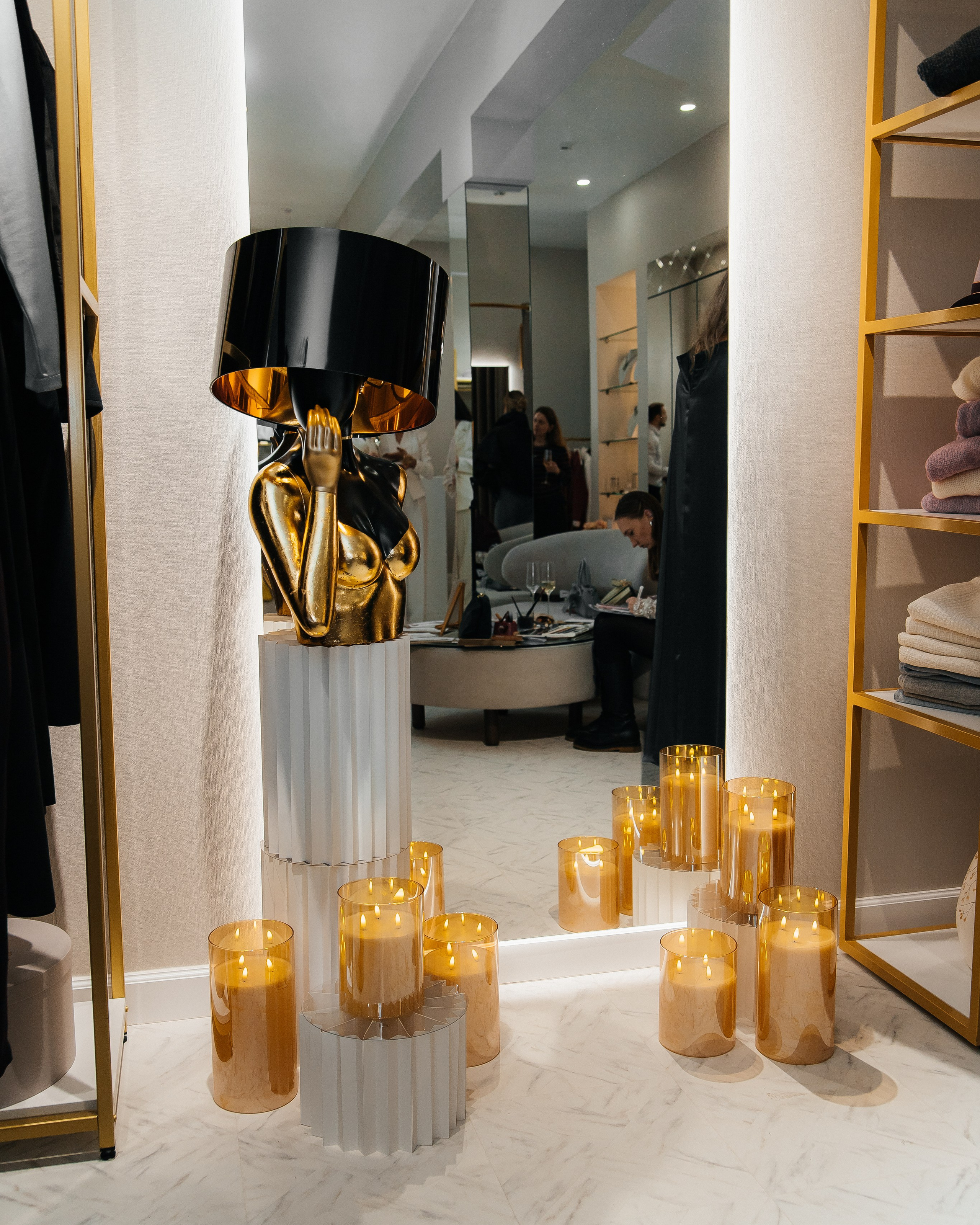 Съемка открытия шоурума, организация Vmeste.klassno