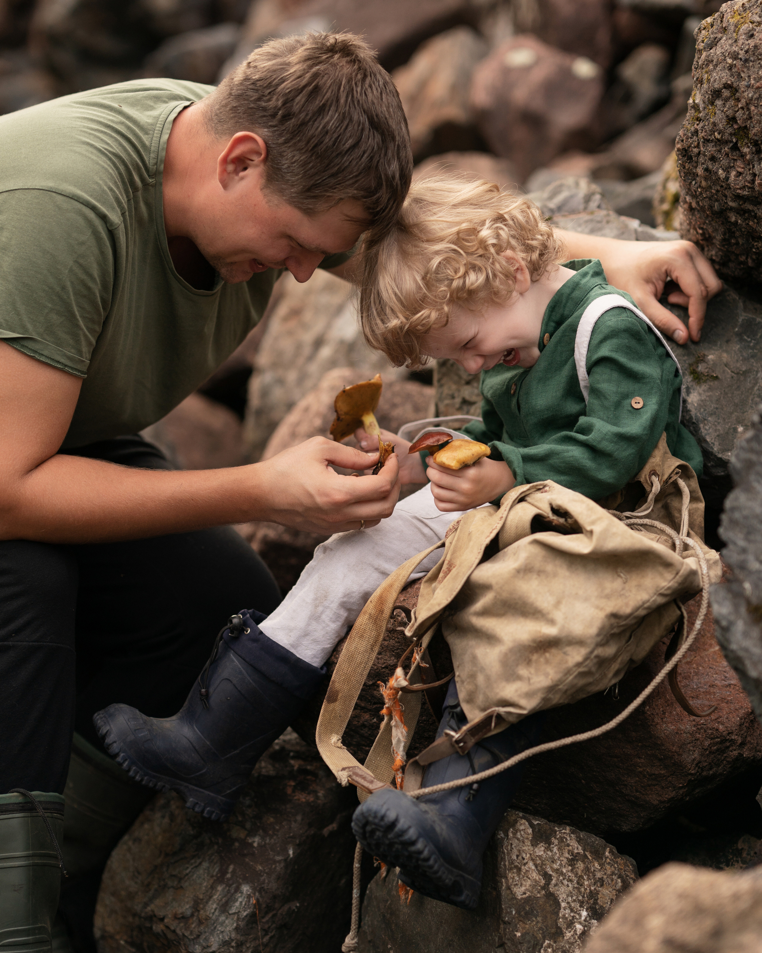 За грибами с папой