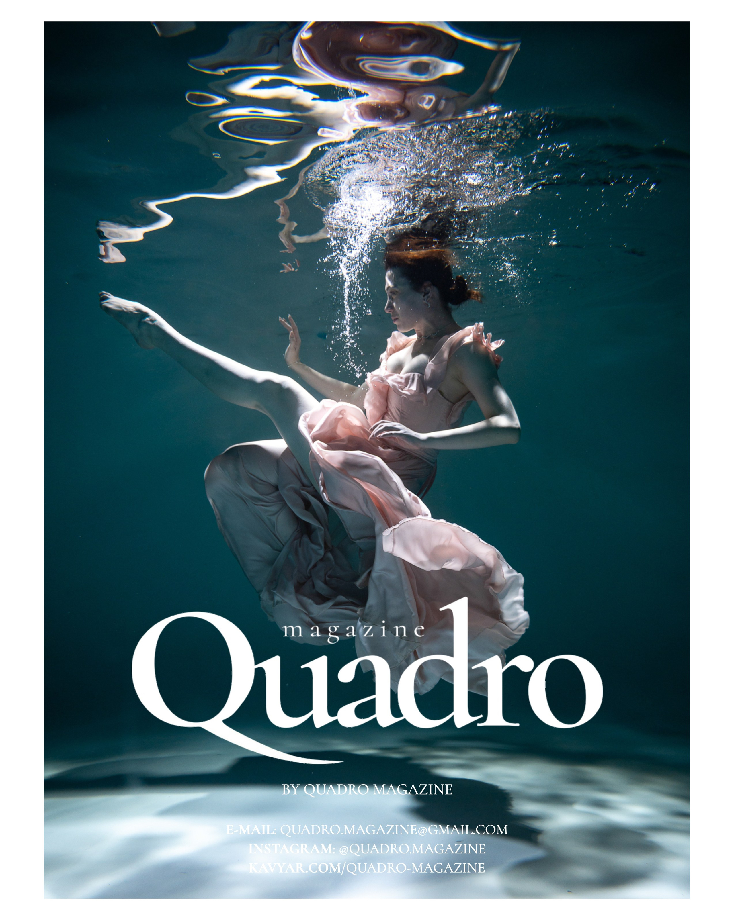 танец под водой/ Quadro. Милан. Италия. 6X