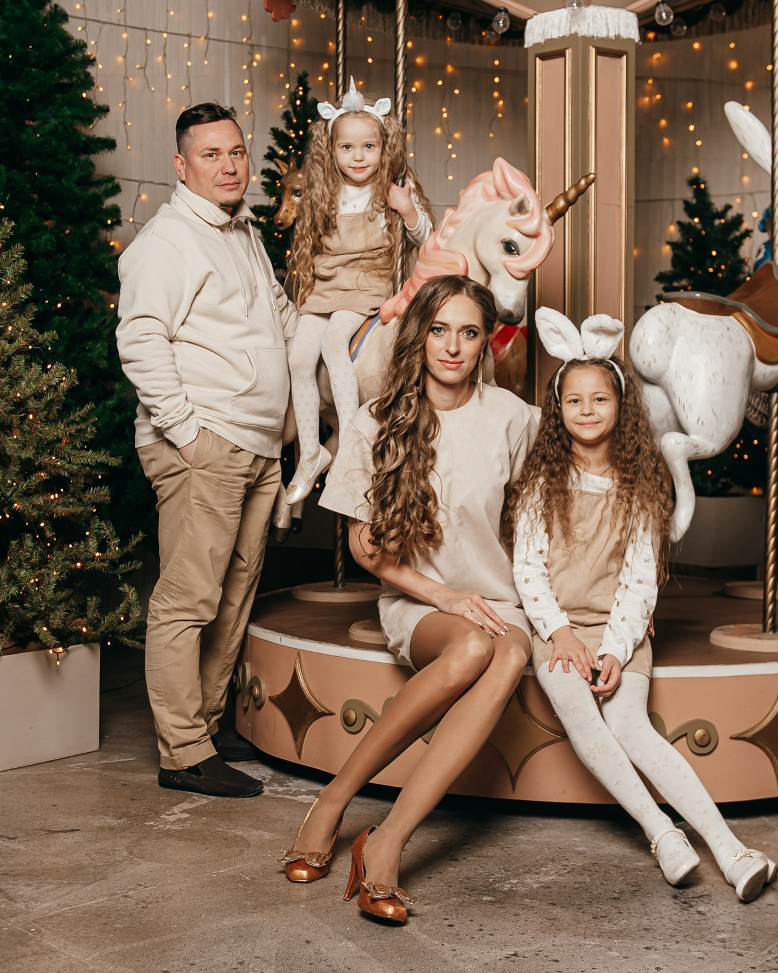 Семейная новогодняя съемка