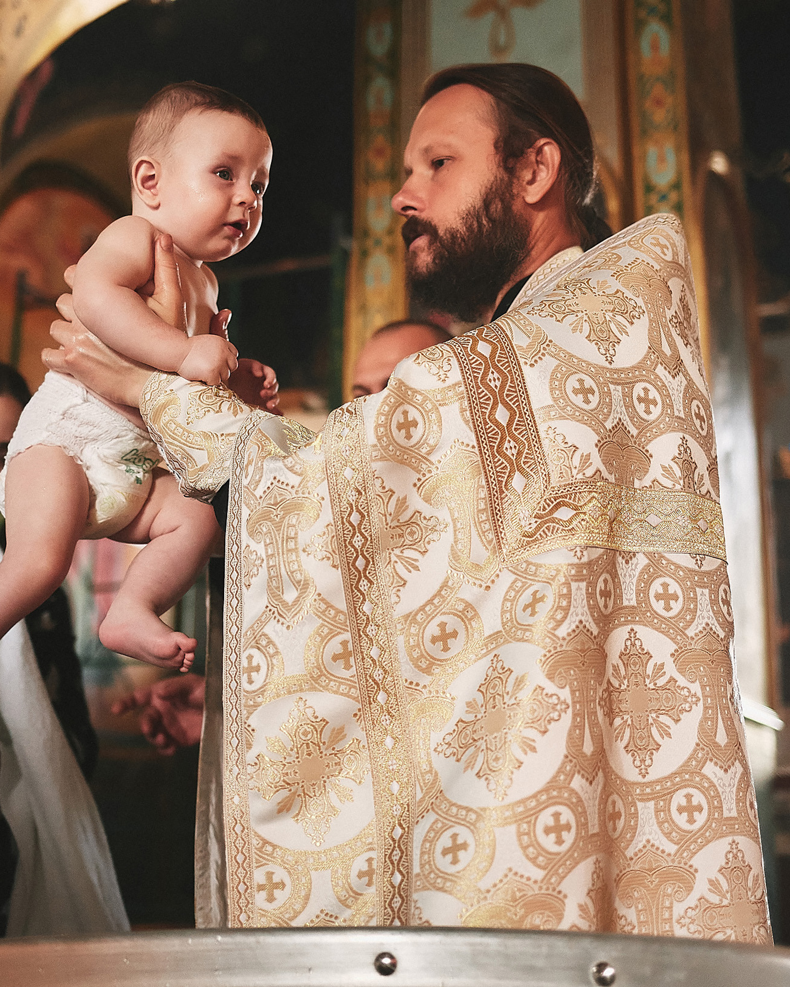 Таинство крещения в Церкови Николая Чудотворца