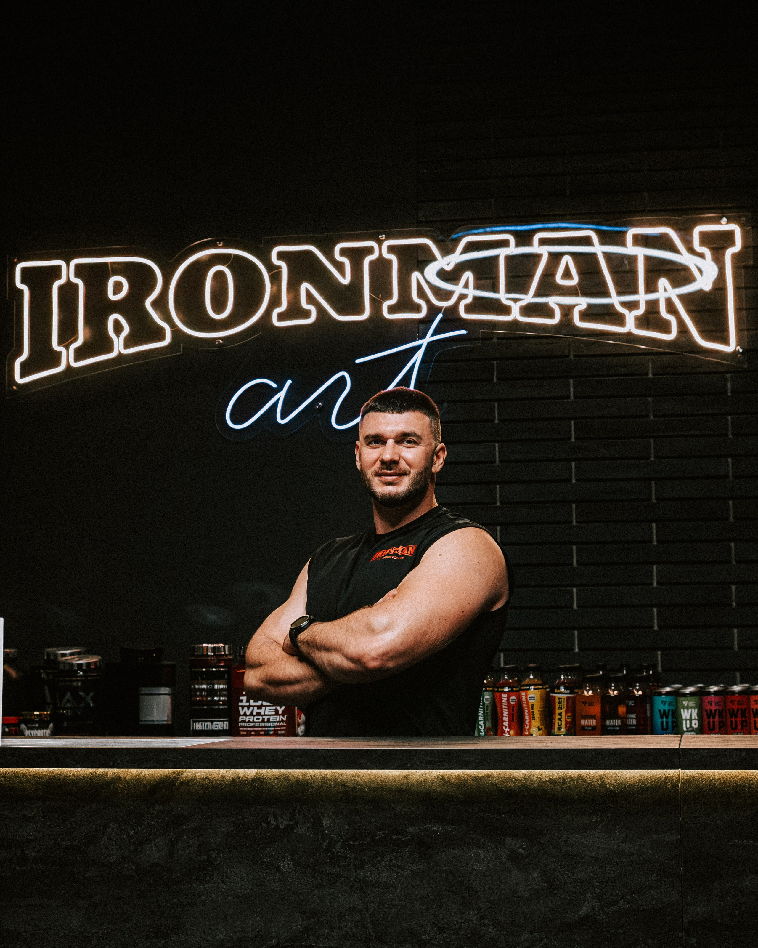 Контент-съемка для спортзала «IRONMAN»