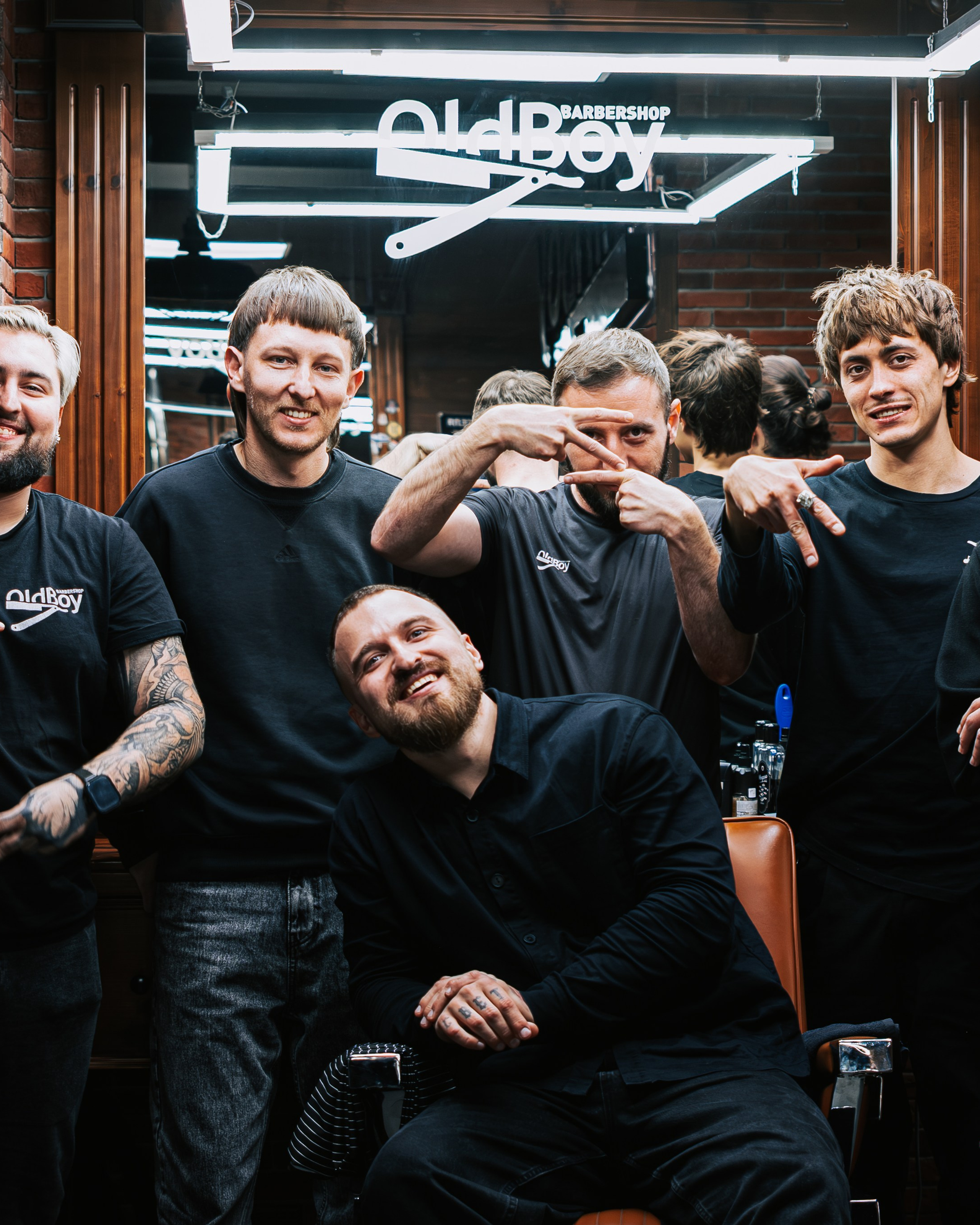 Контент-съемка барбершоп OLDBOY