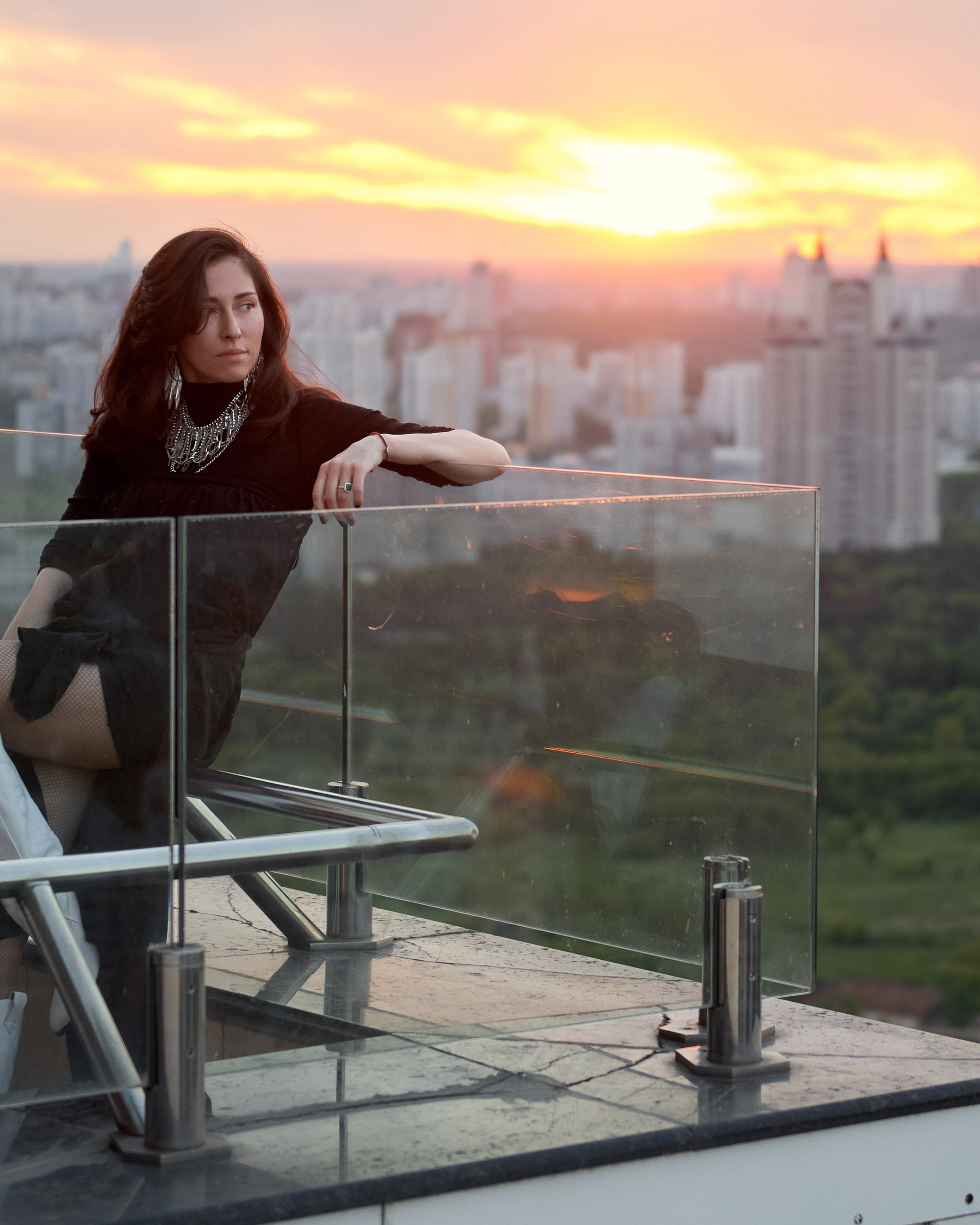 День рождение на крыше