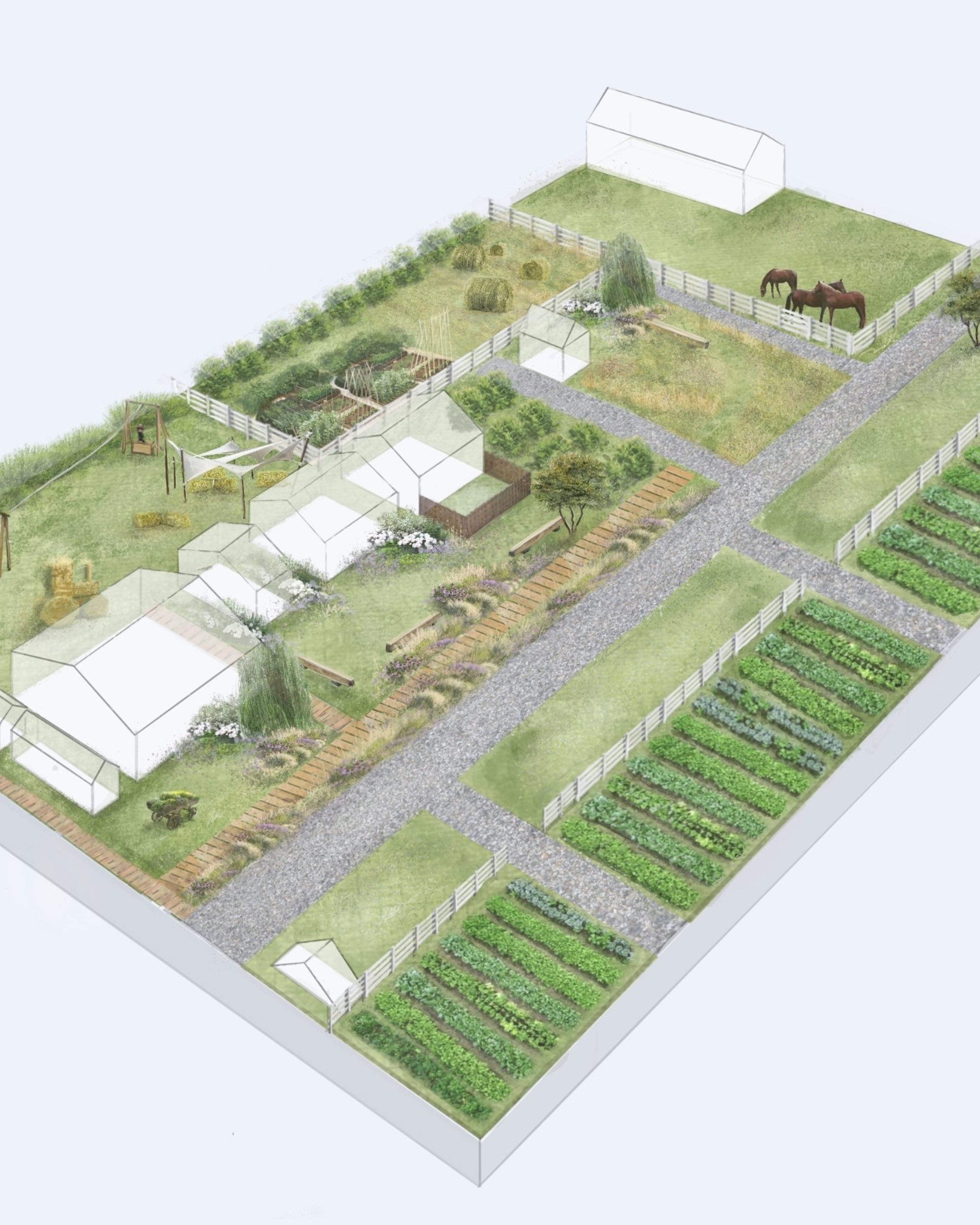 Визуализация экофермы, Алтай