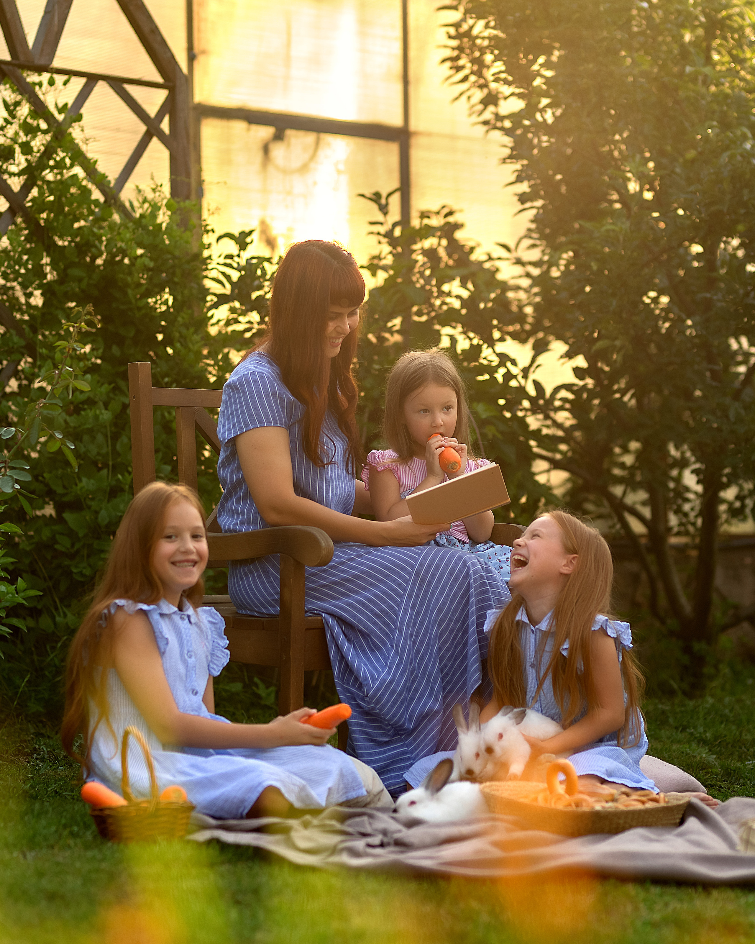 Юлия и дочки