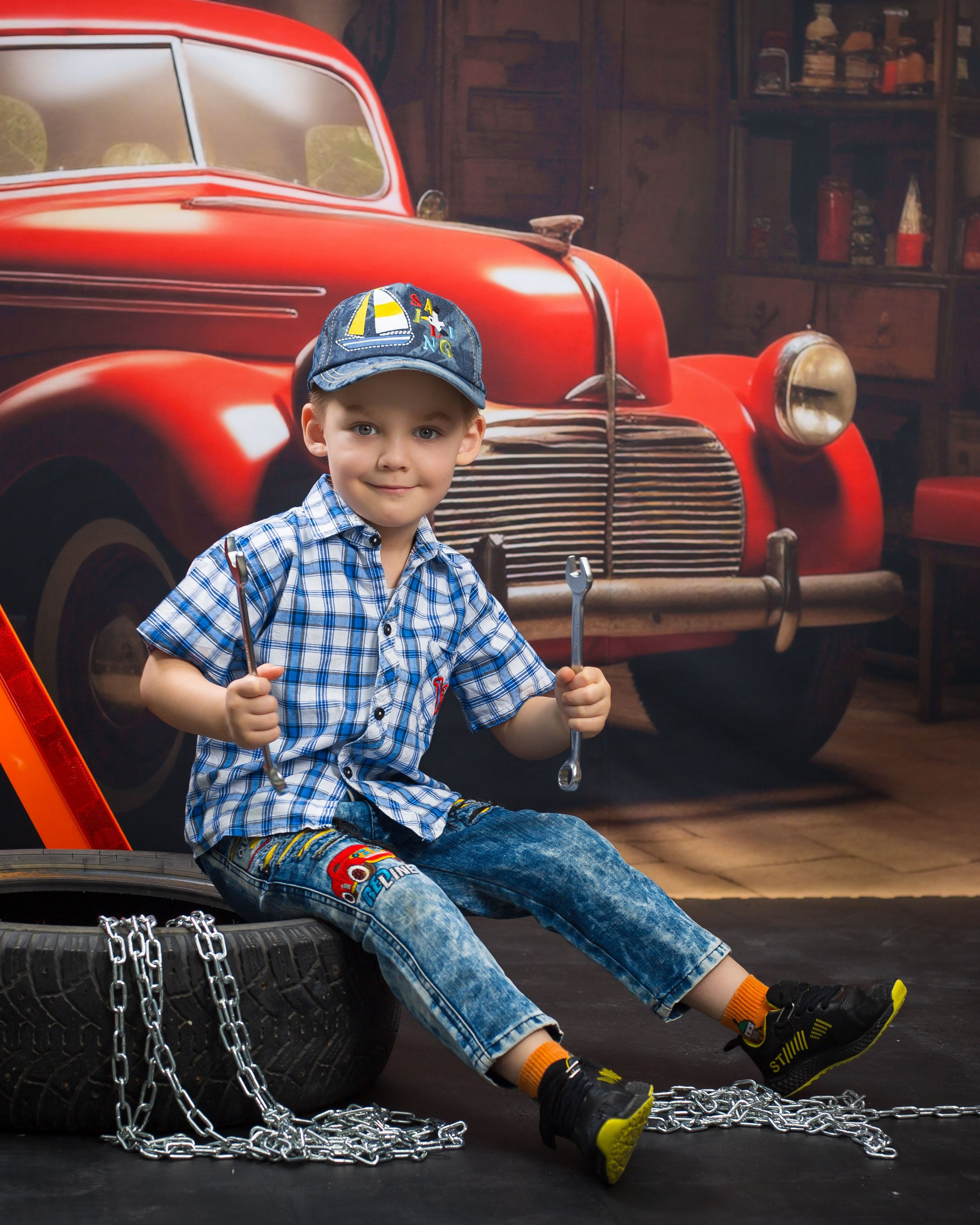 Детская фотосессия ГАРАЖ