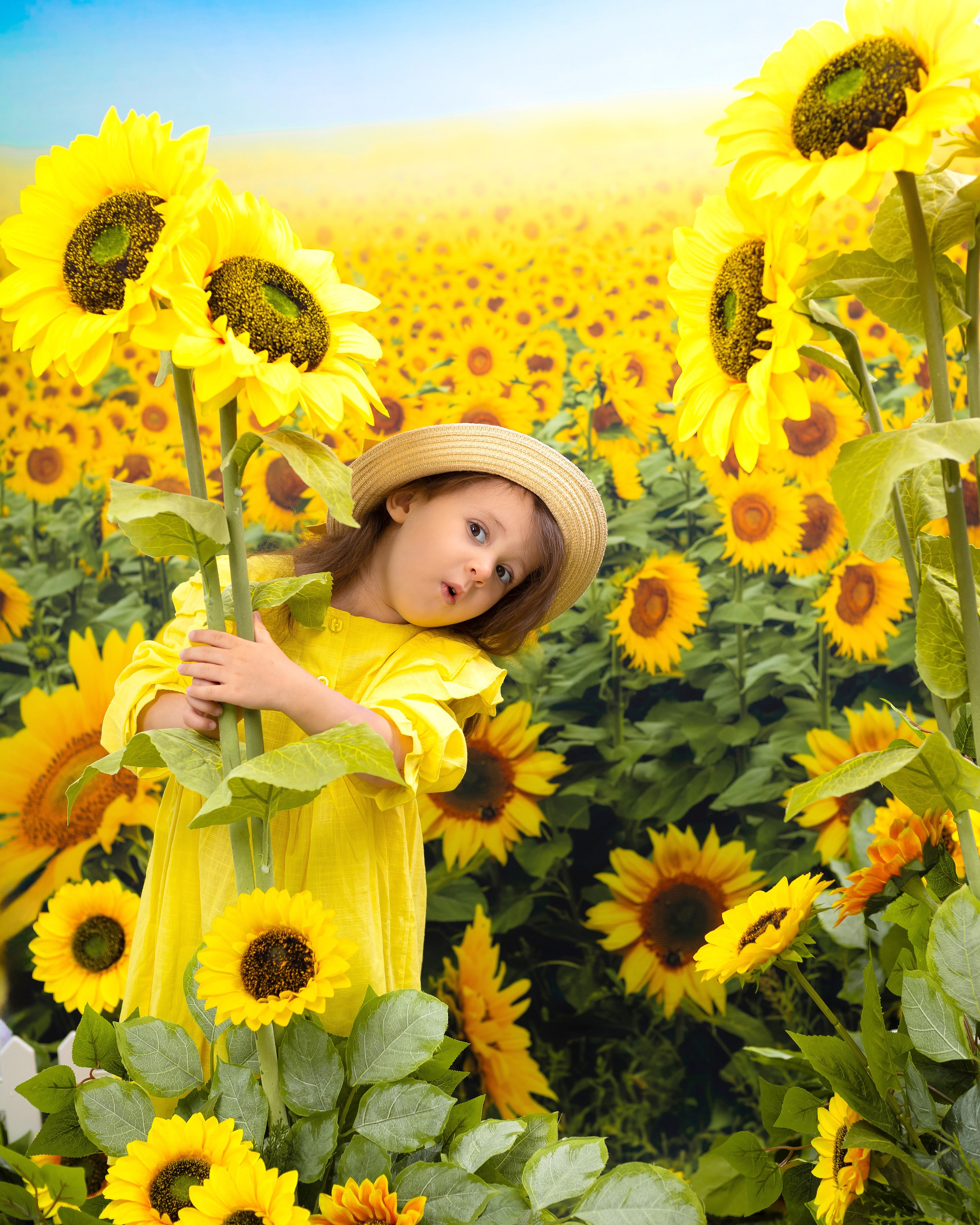 Детская фотосессия ПОДСОЛНУХИ