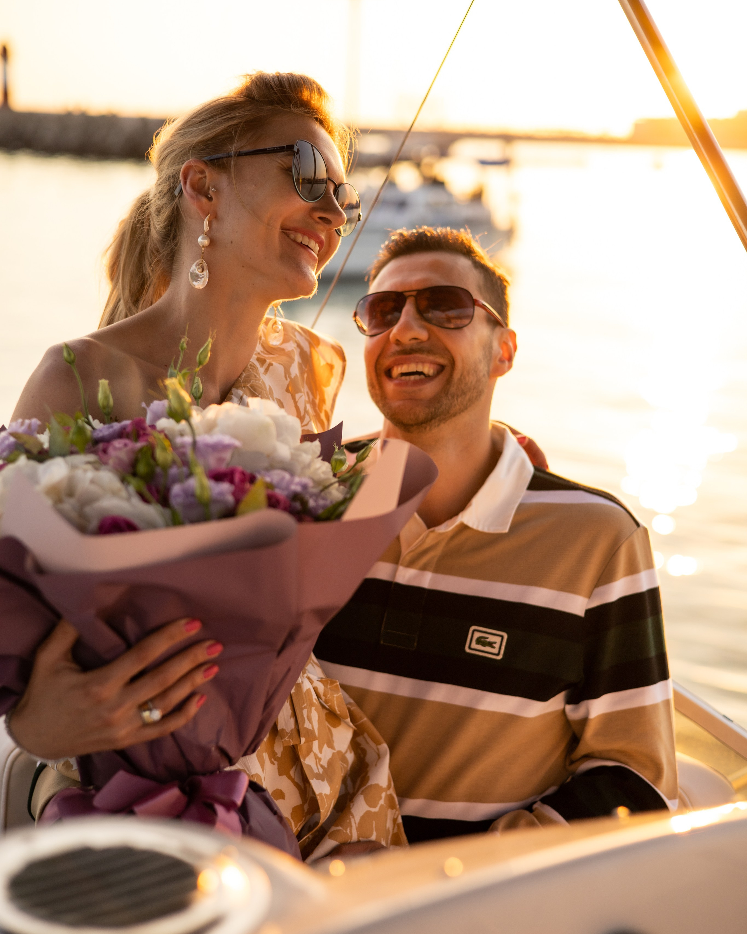 Закат на&nbsp;яхте