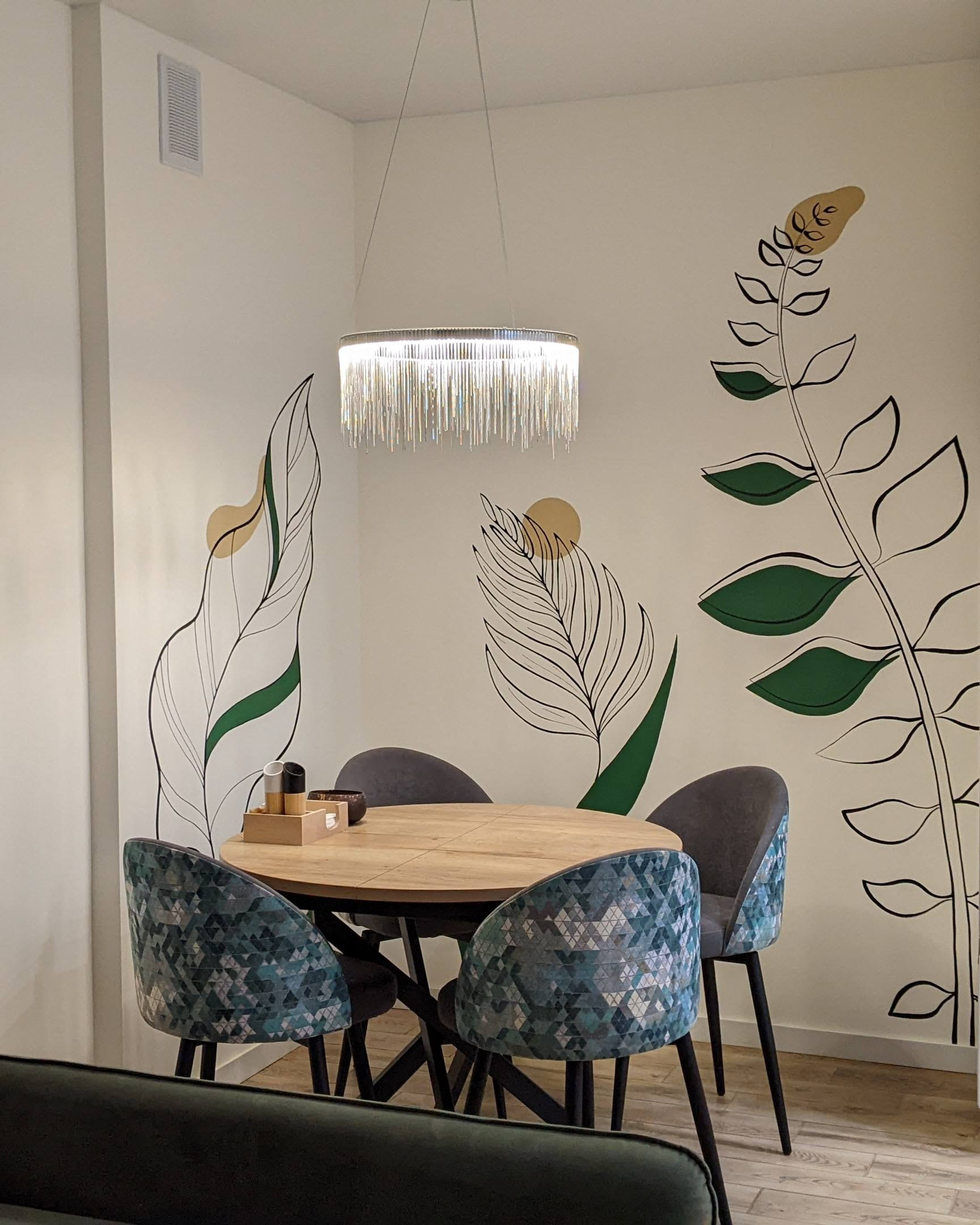 Роспись столовой зоны