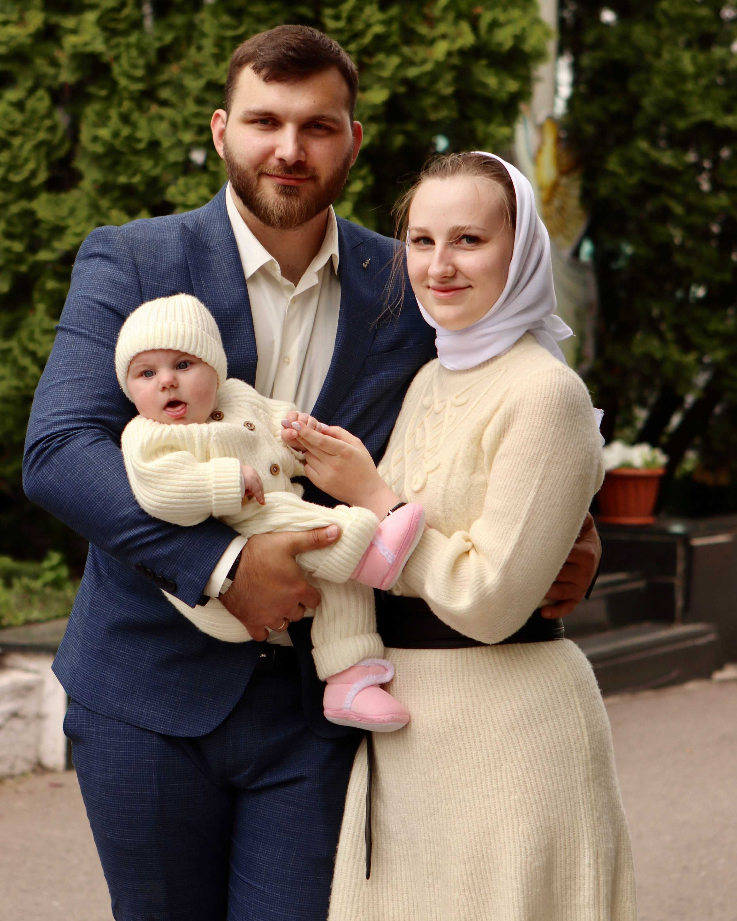 Анастасия и Вадим — крещение Виктории