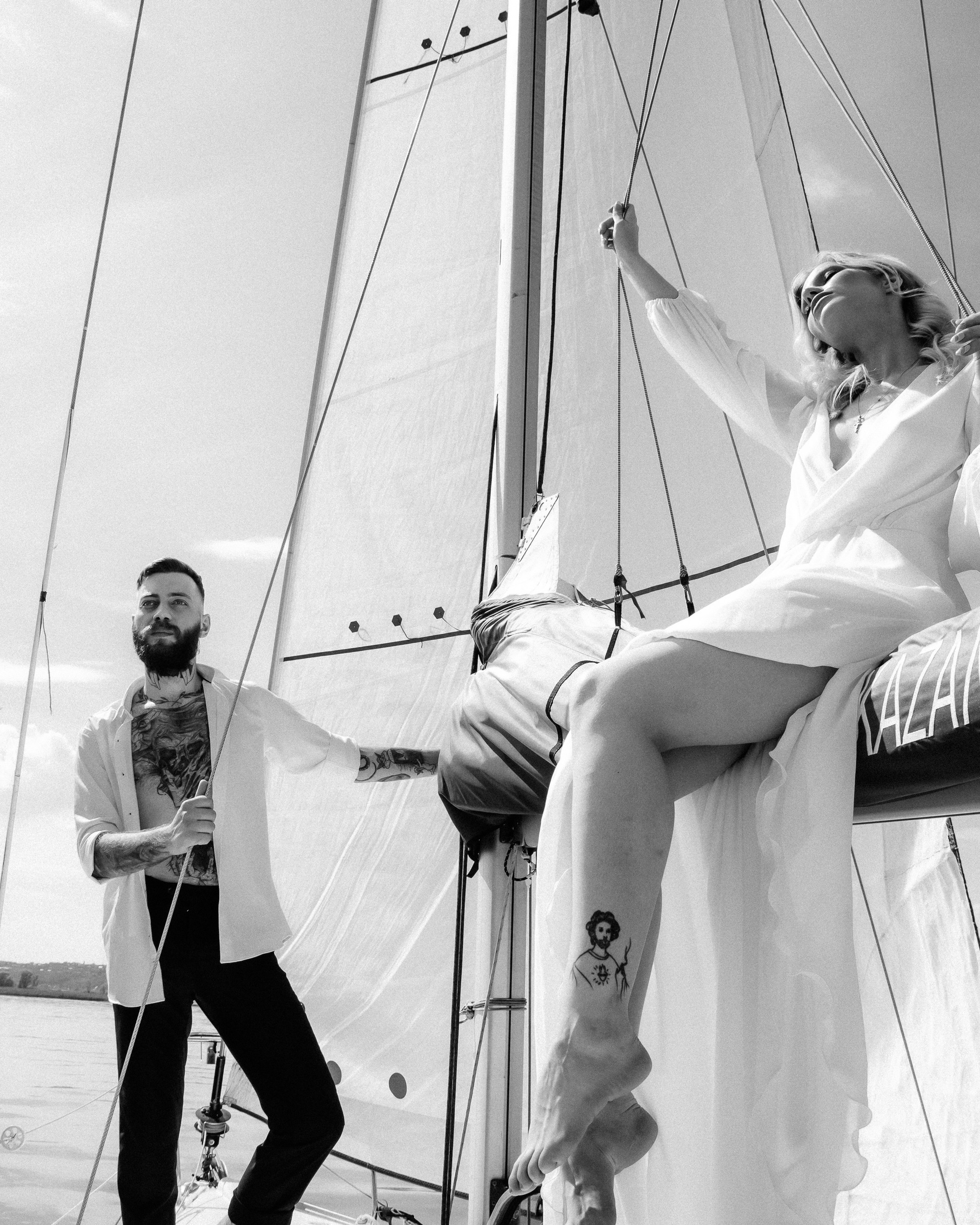 Свадебная съемка на яхте