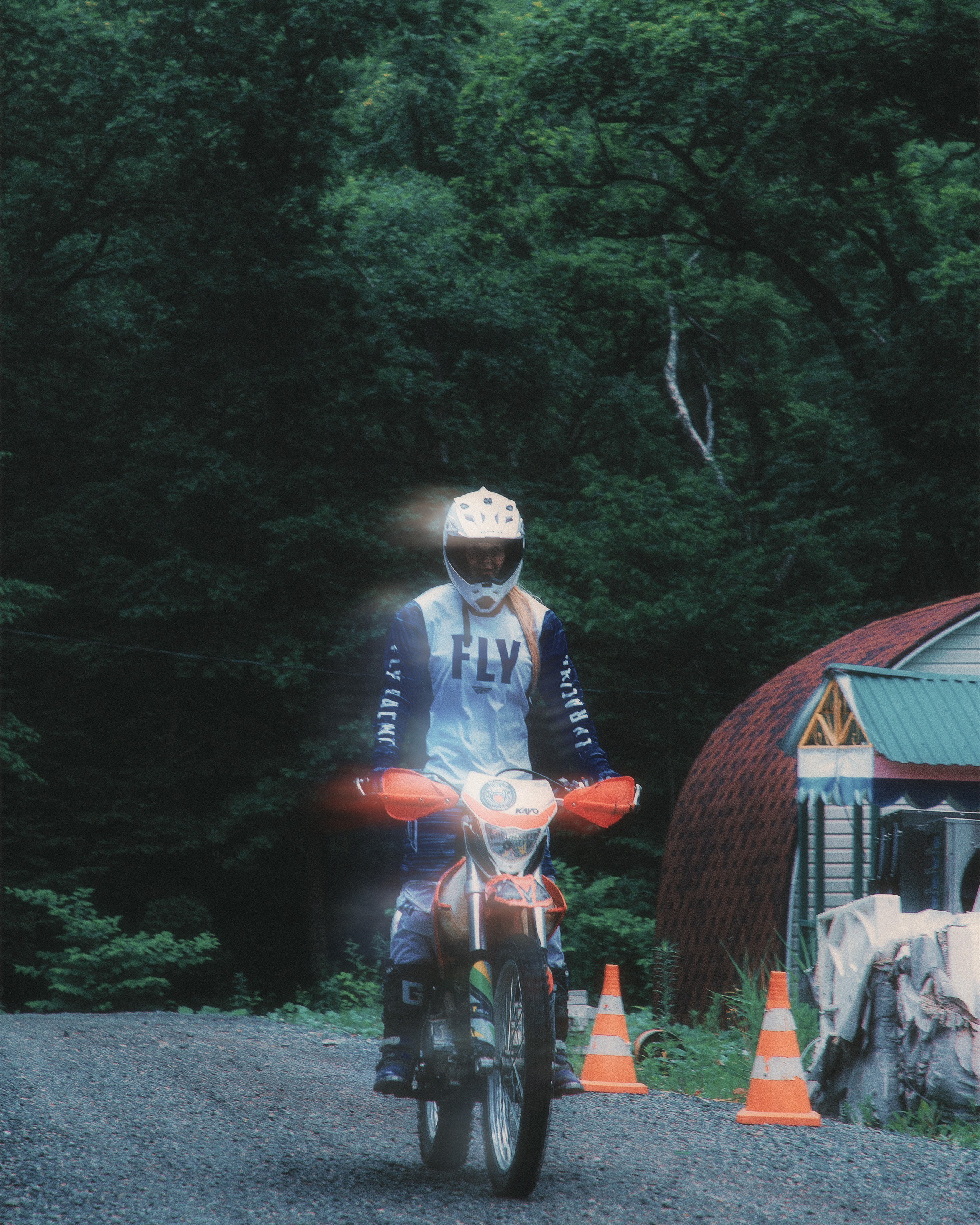 Съемка с Машей, тренировка на Эндуро