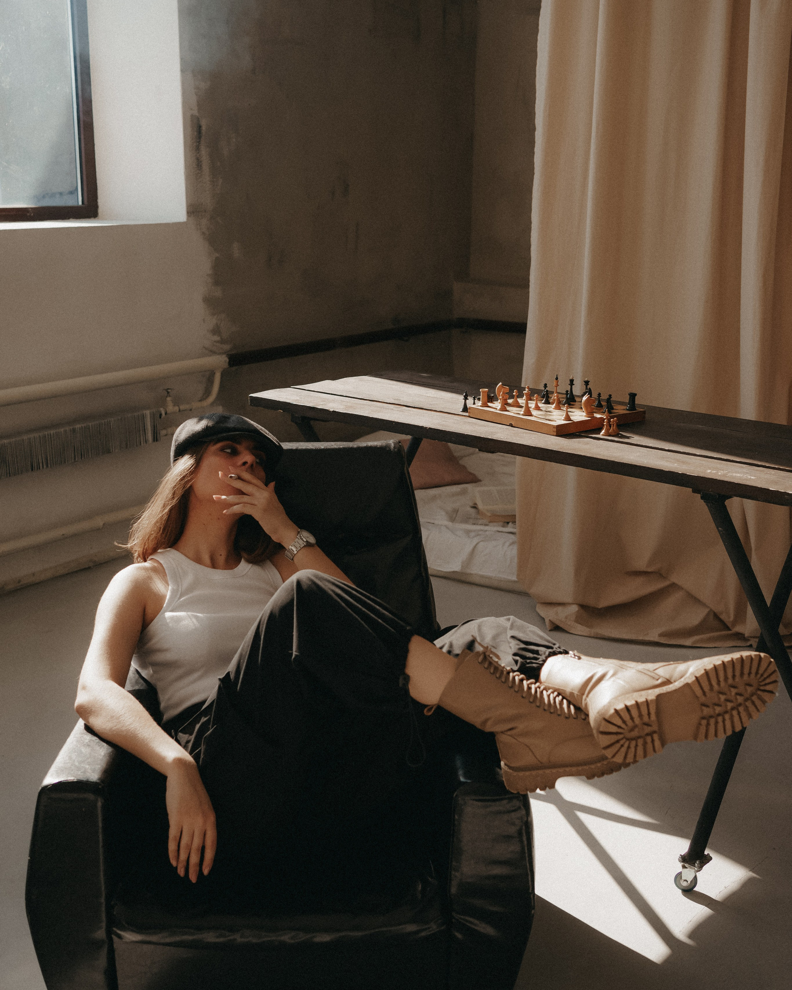 Катрин, съёмка по фильму «Майор Гром. Трудное детство»