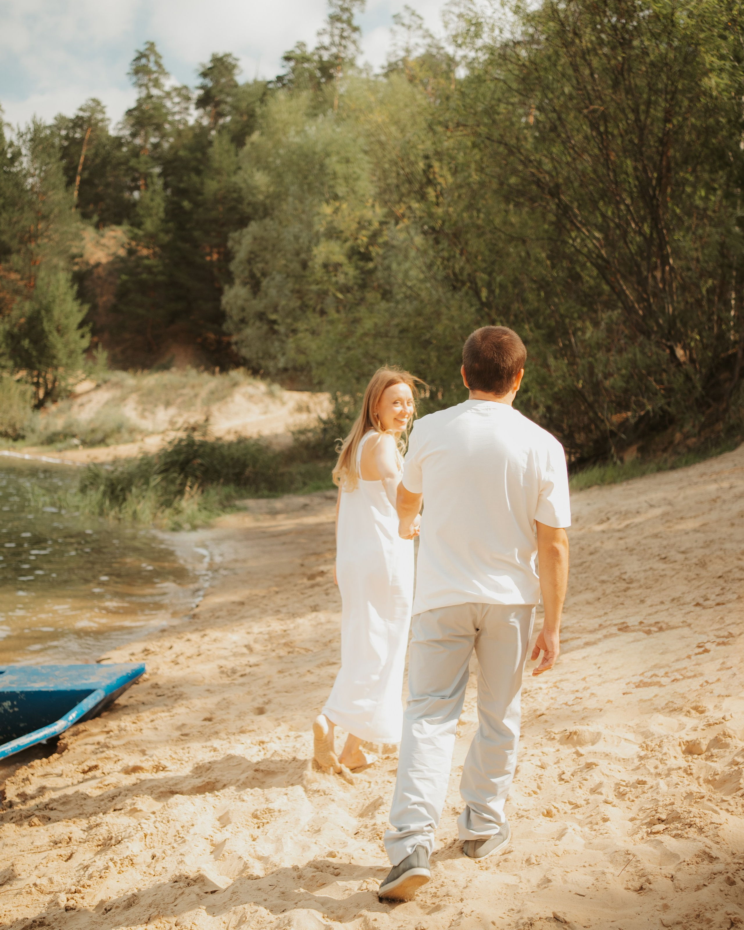 Алексей, Татьяна и Миша. Выходной на озере Изумрудное