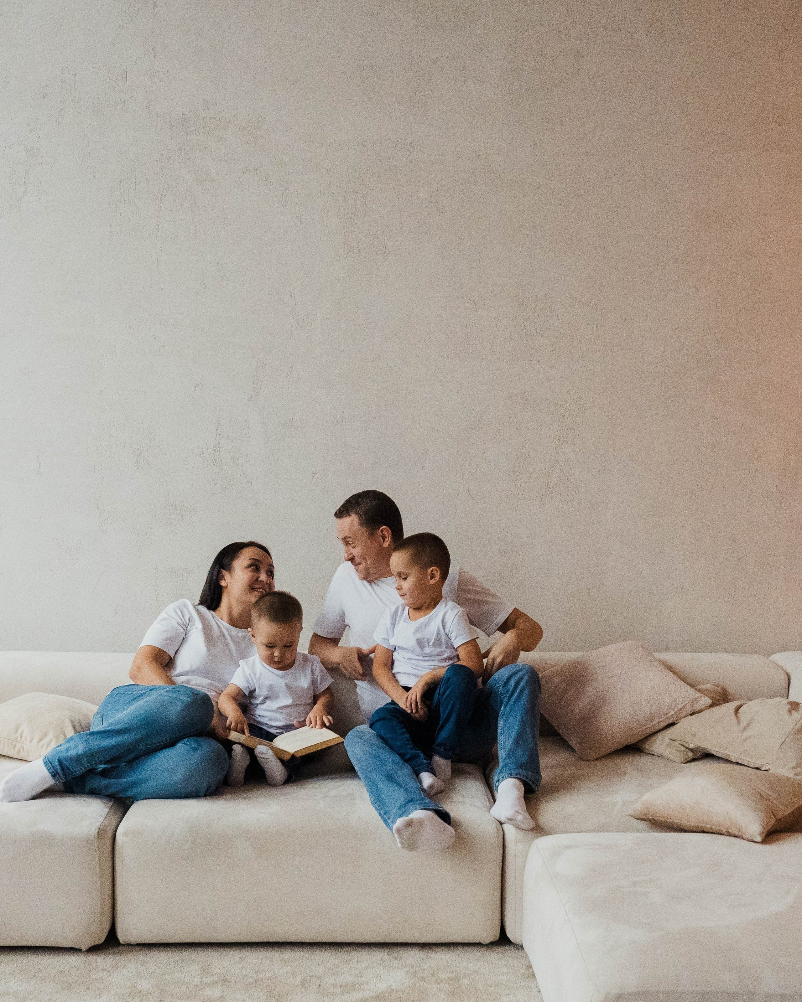 Линара и&nbsp;семья в&nbsp;Mimika Studio