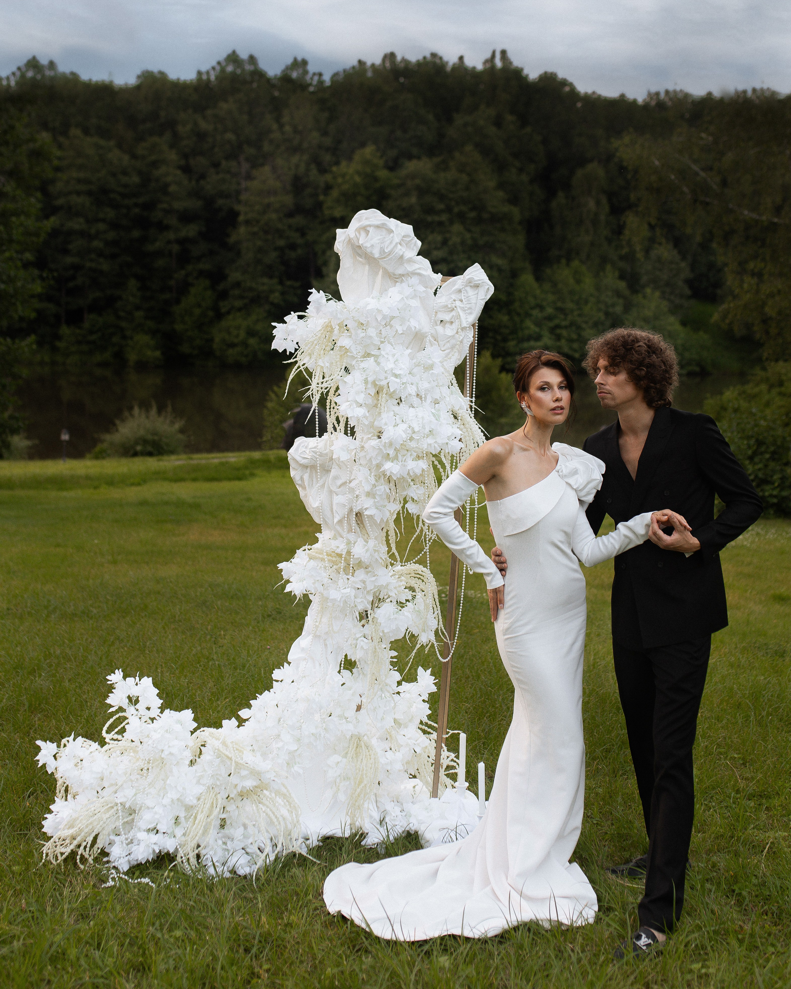 Нежная прогулка за городом