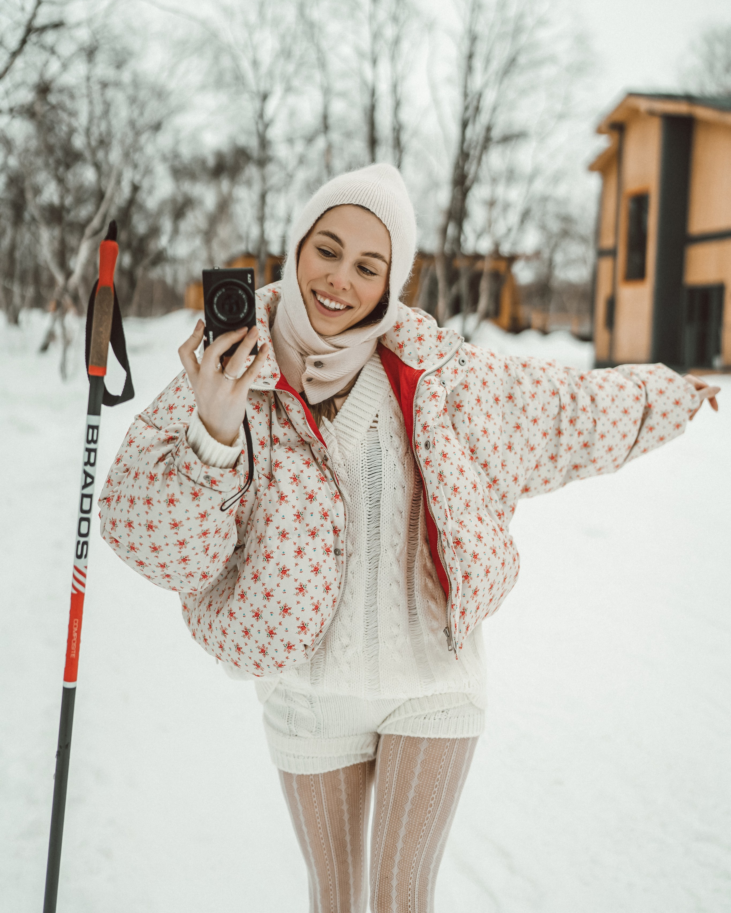 В ажурных колготках на лыжах, когда весну видно из космоса