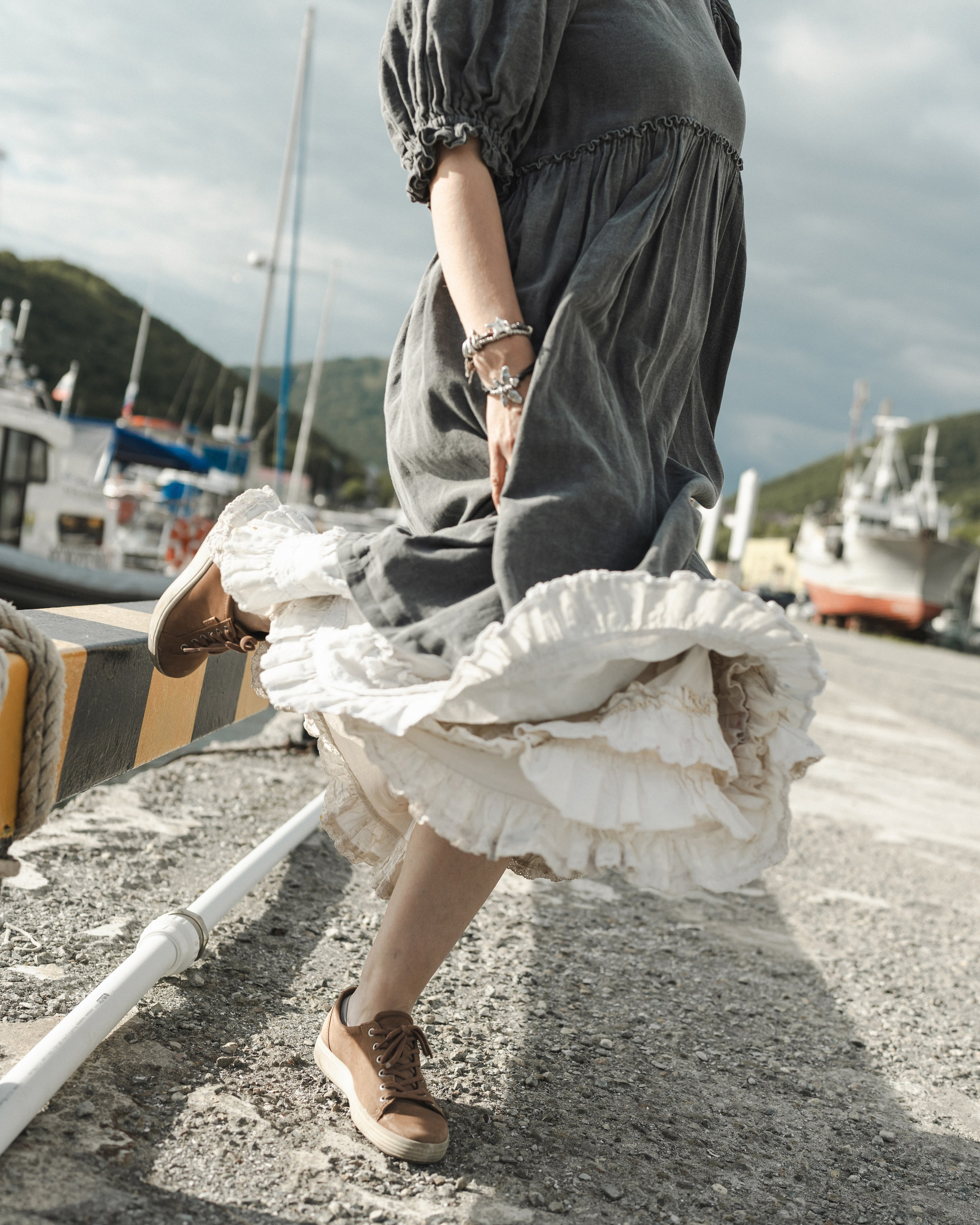 Прогулка на пристани