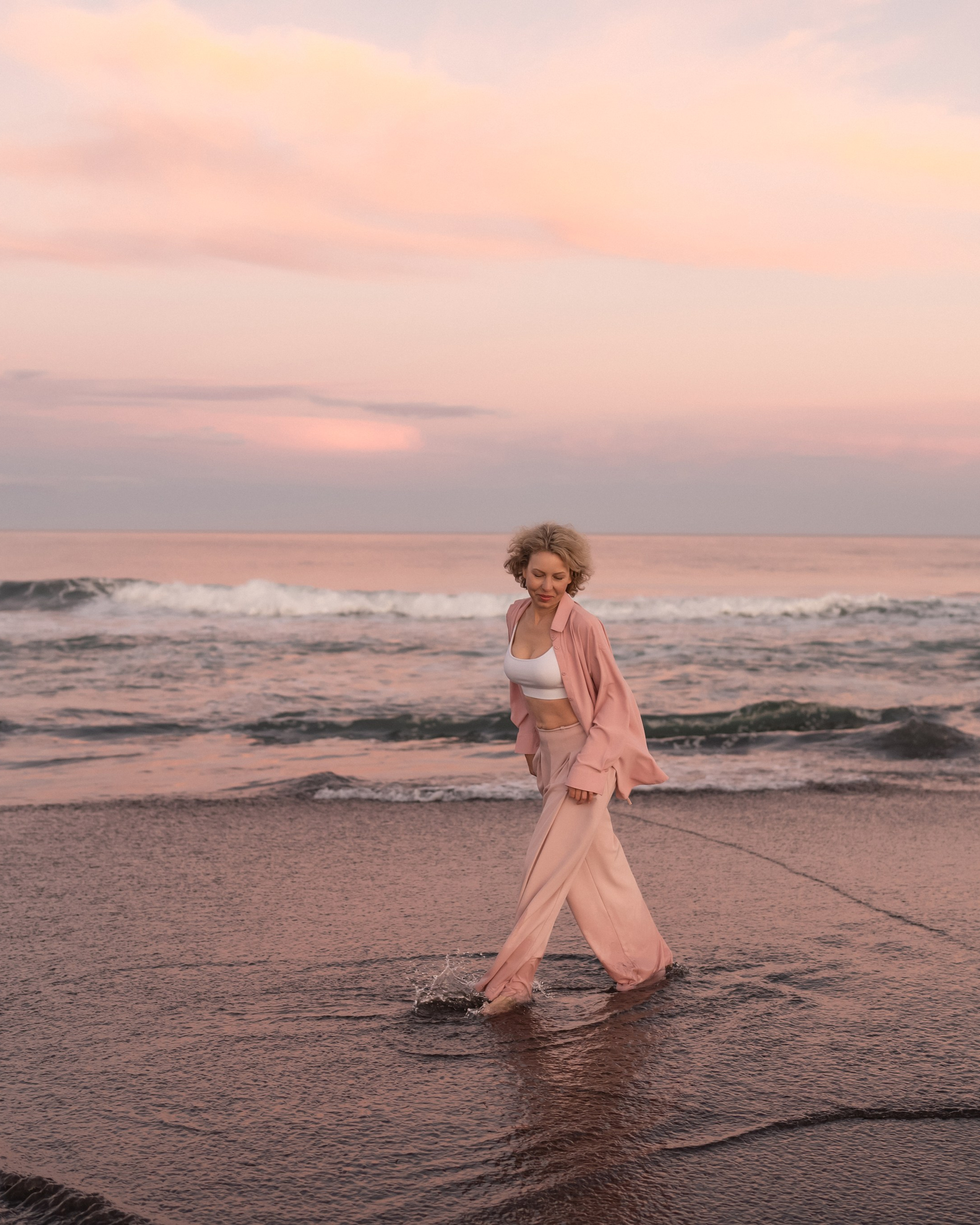 Розовый закат