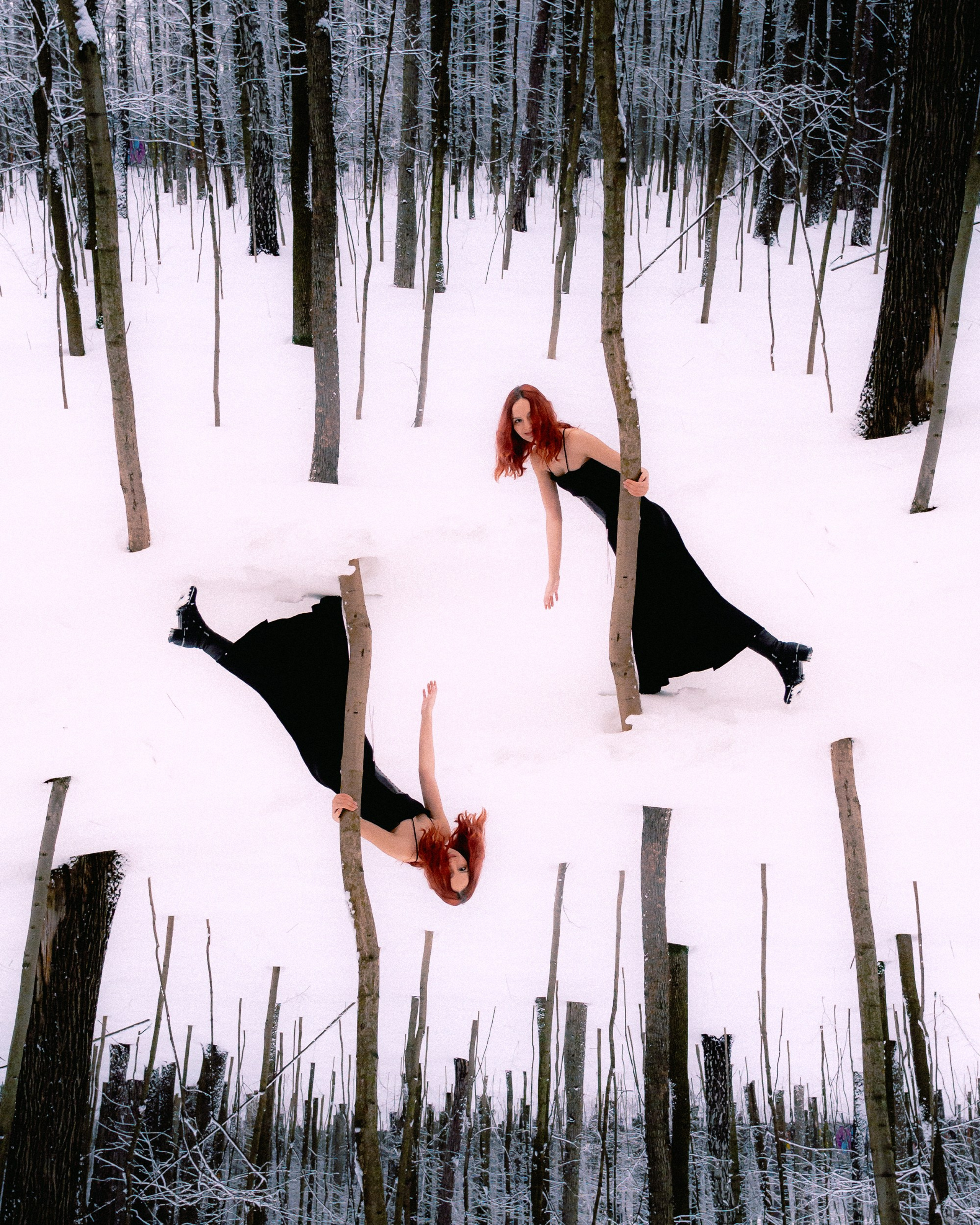 Попу морозили