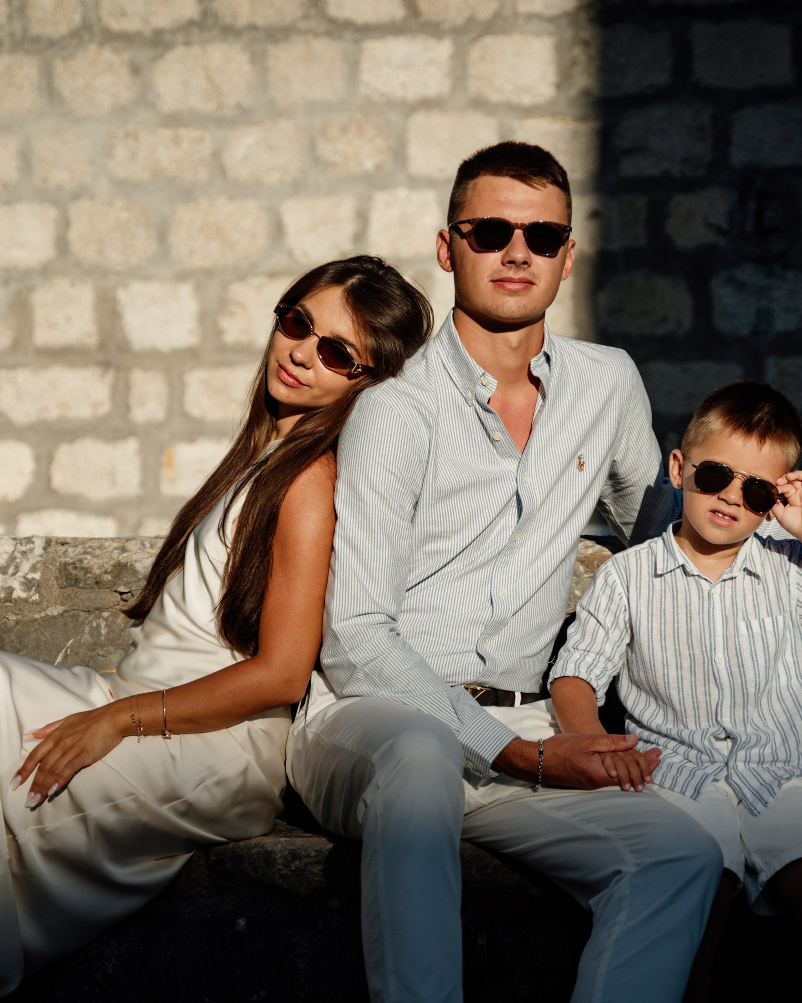 Alex and Zarina with Misha