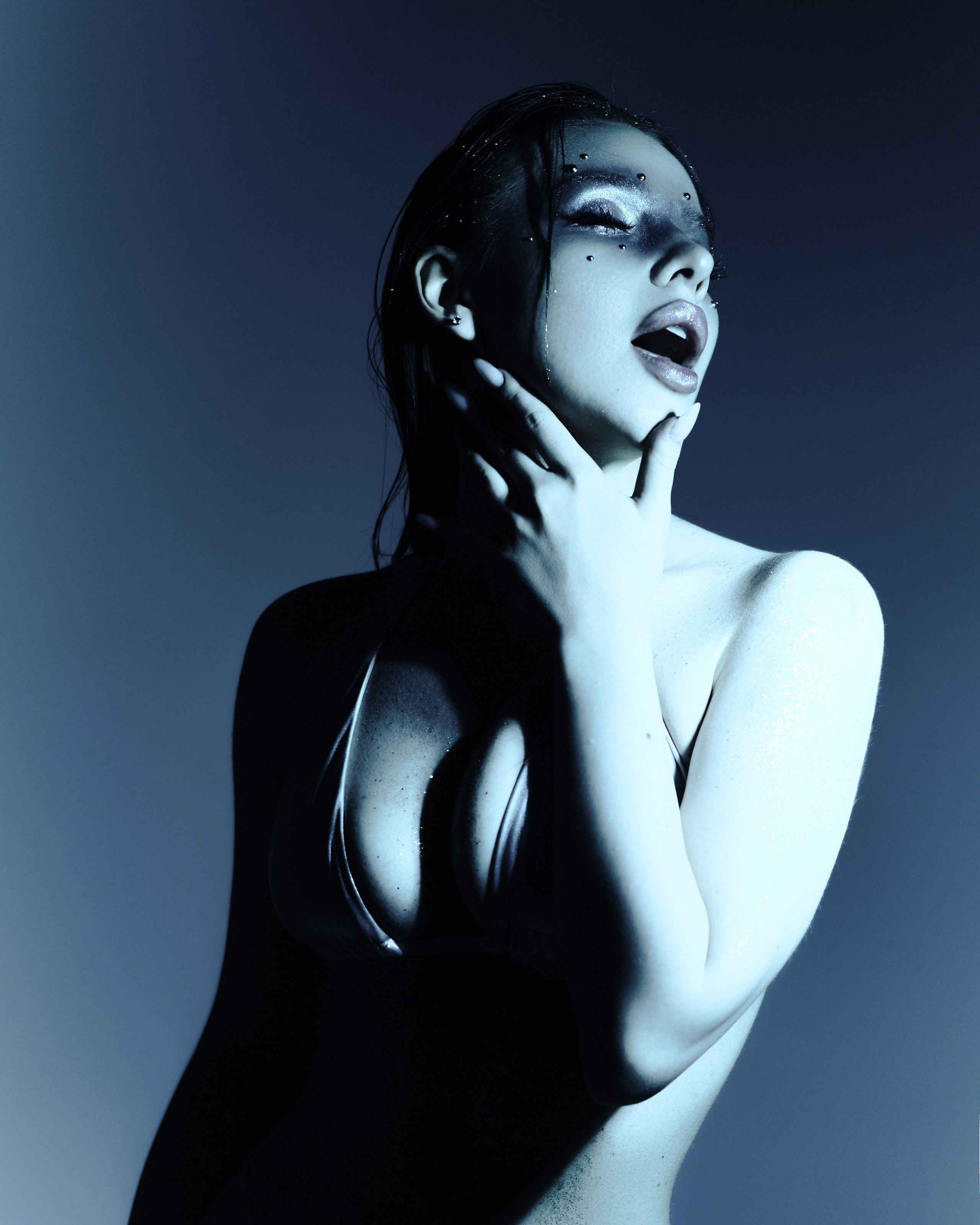 творческая съемка с блогером