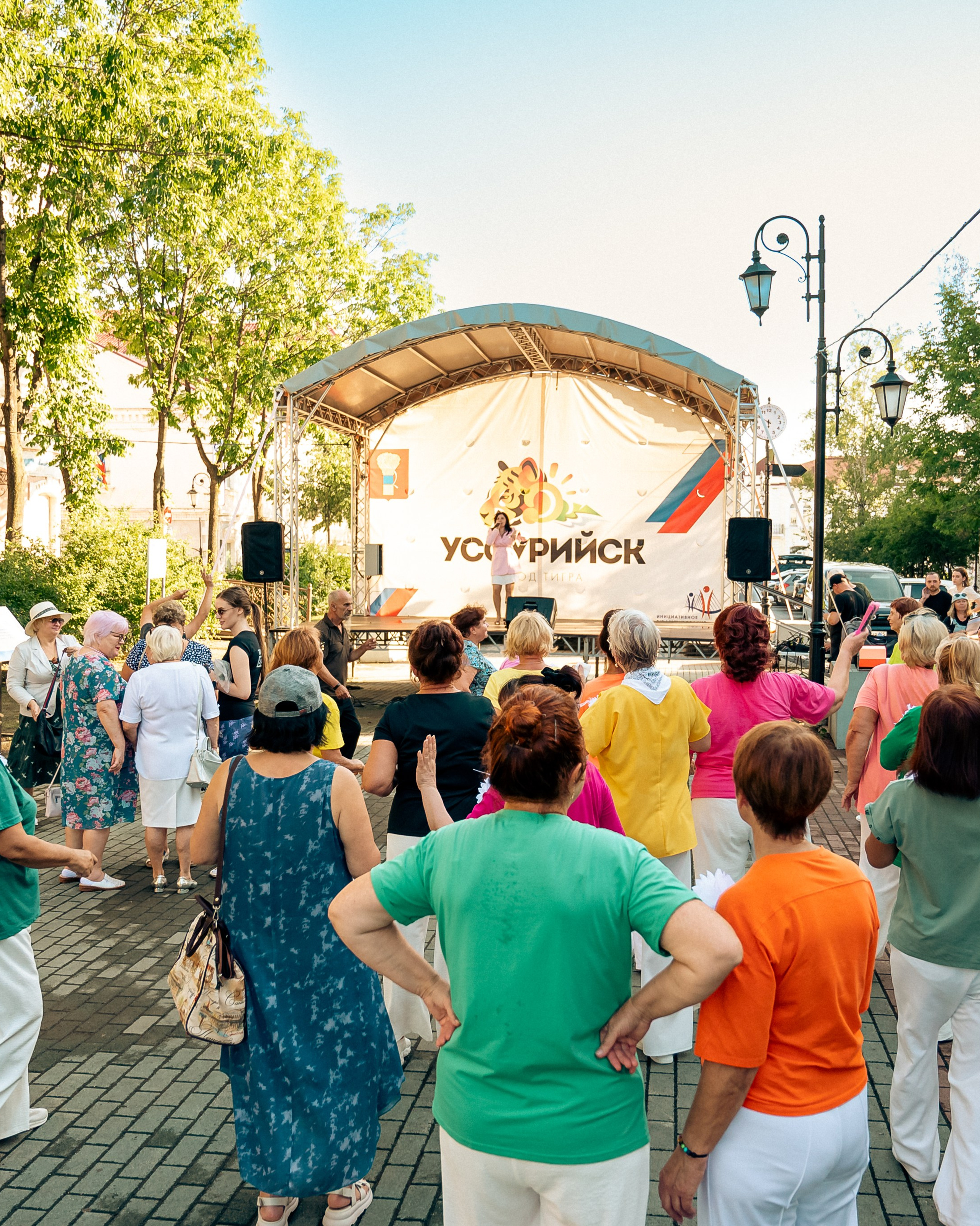 «Летние вечера 50+» на Арбате г. Уссурийска