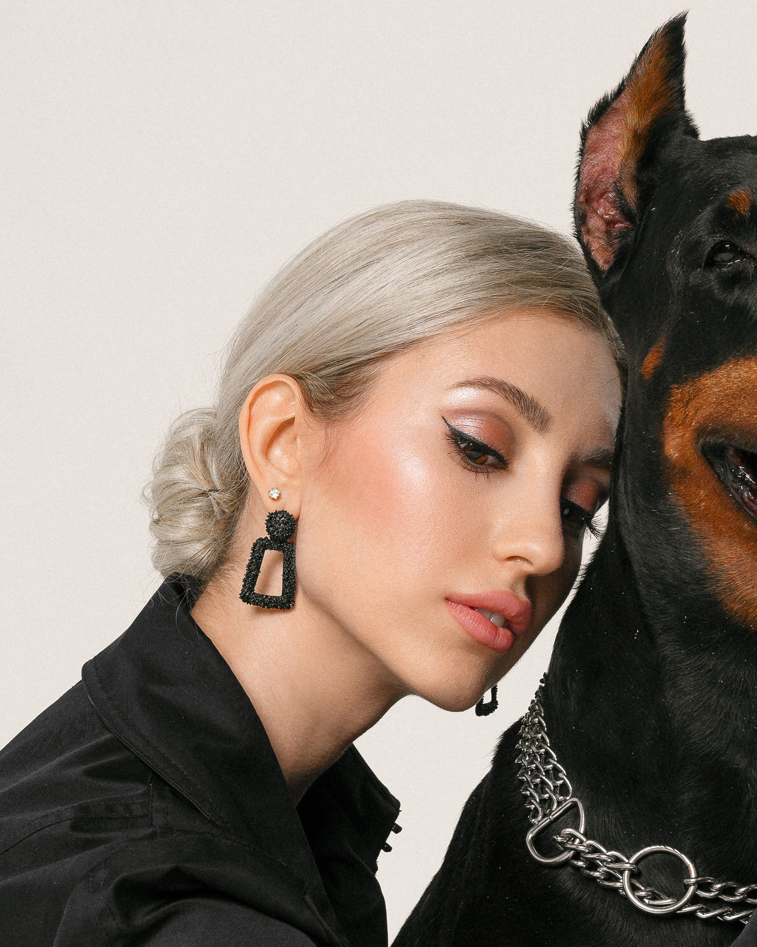 Фотосессия с доберманами