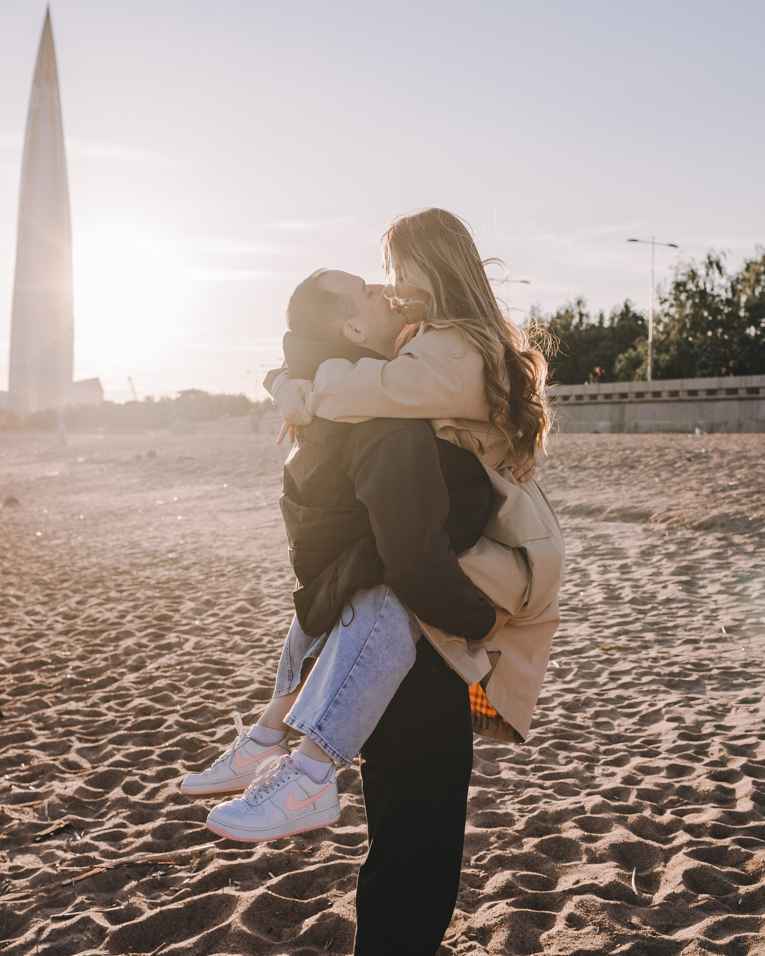 Прогулка на пляже 300-летия и у Лахты