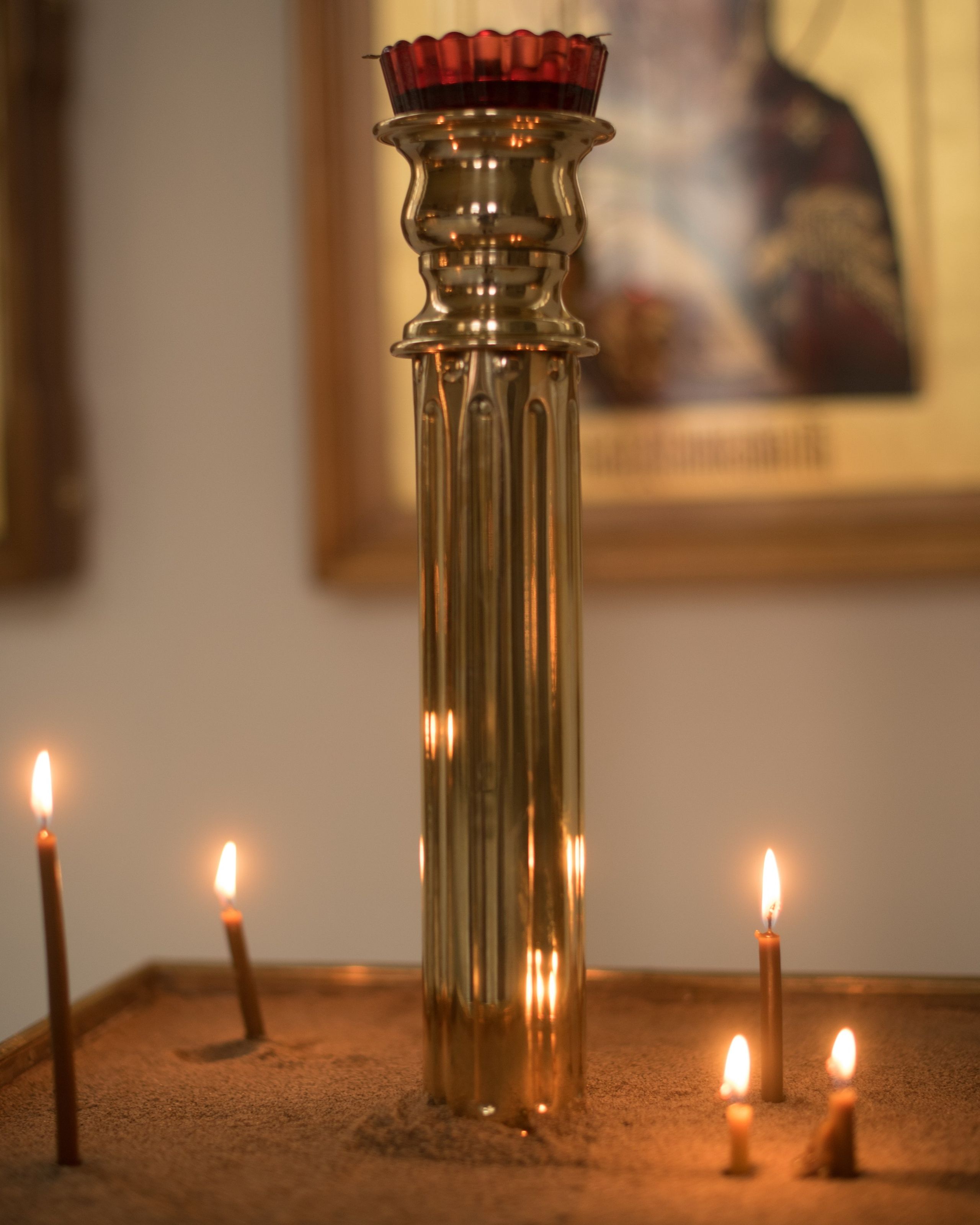 Крещение в мужском монастыре