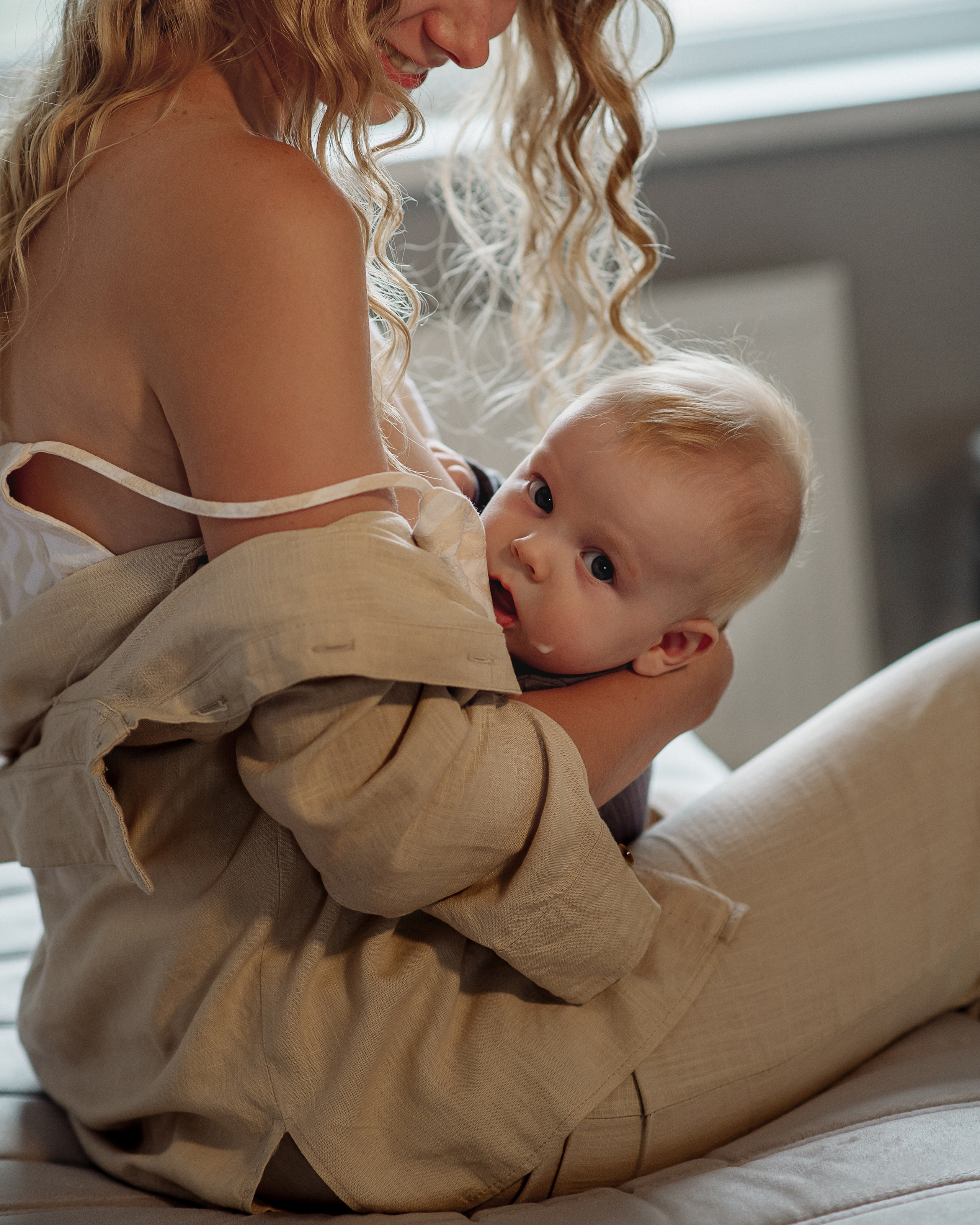 Сашуля и его мама Настя