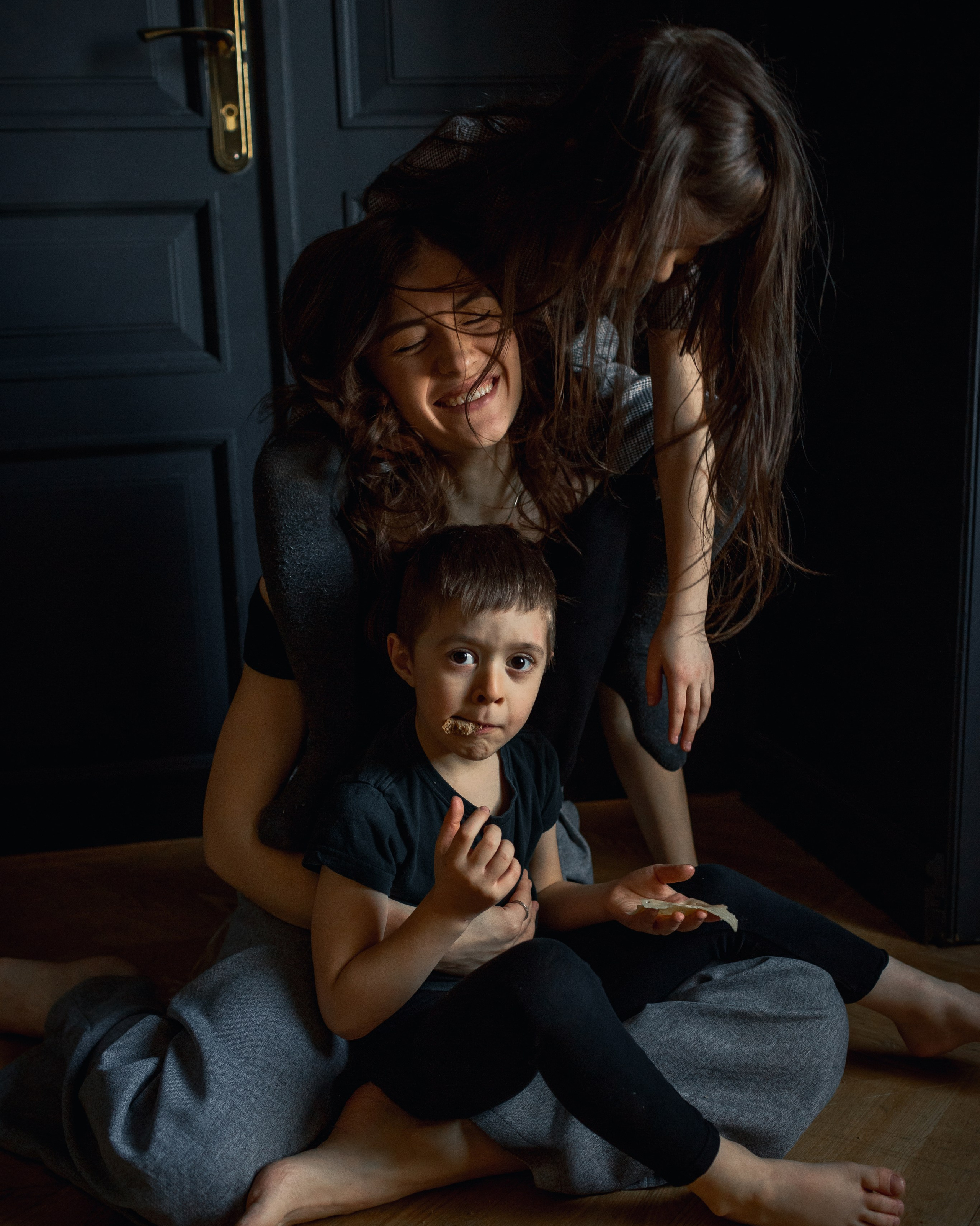 Алена, Настя и Никита