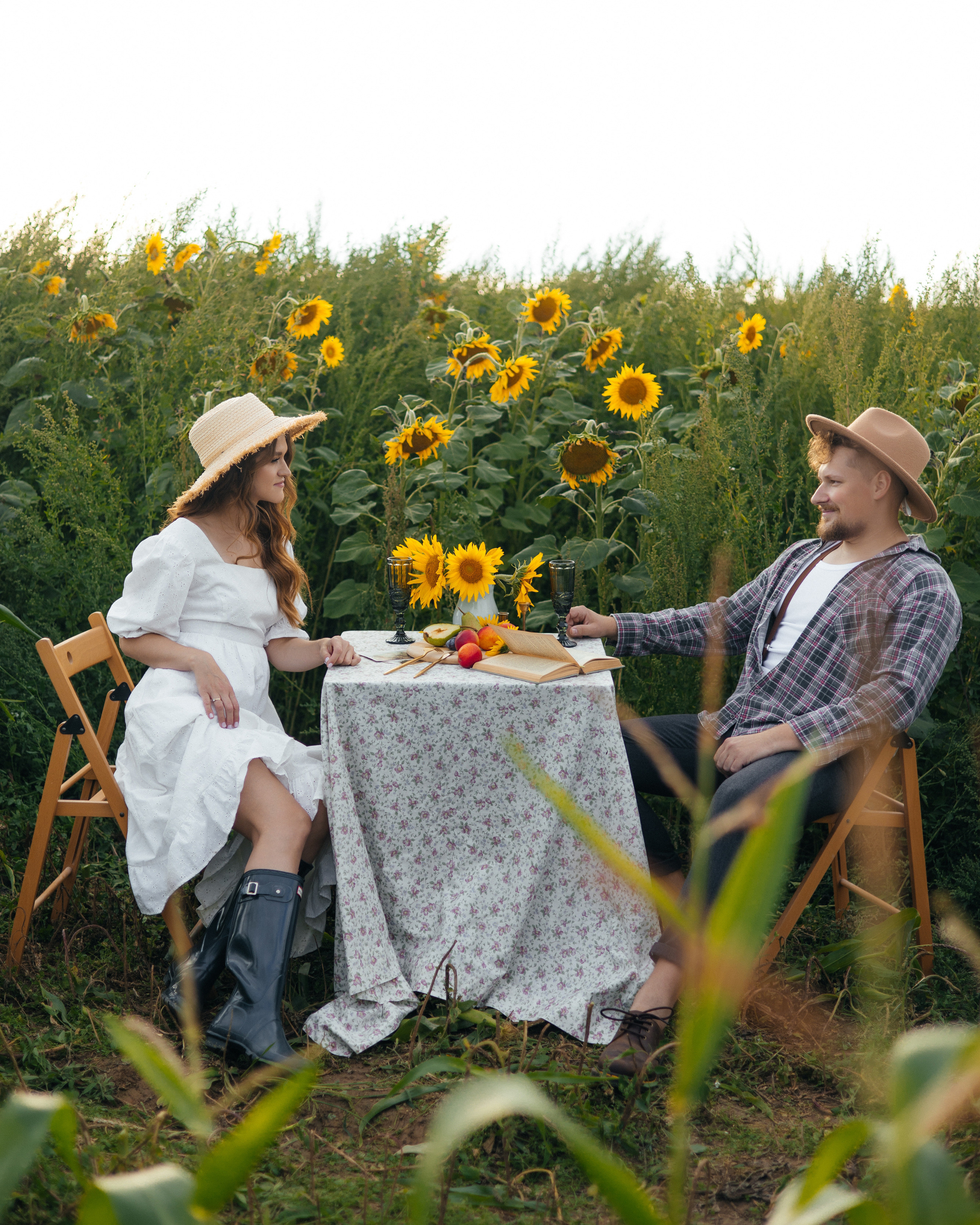 Подсолнухи