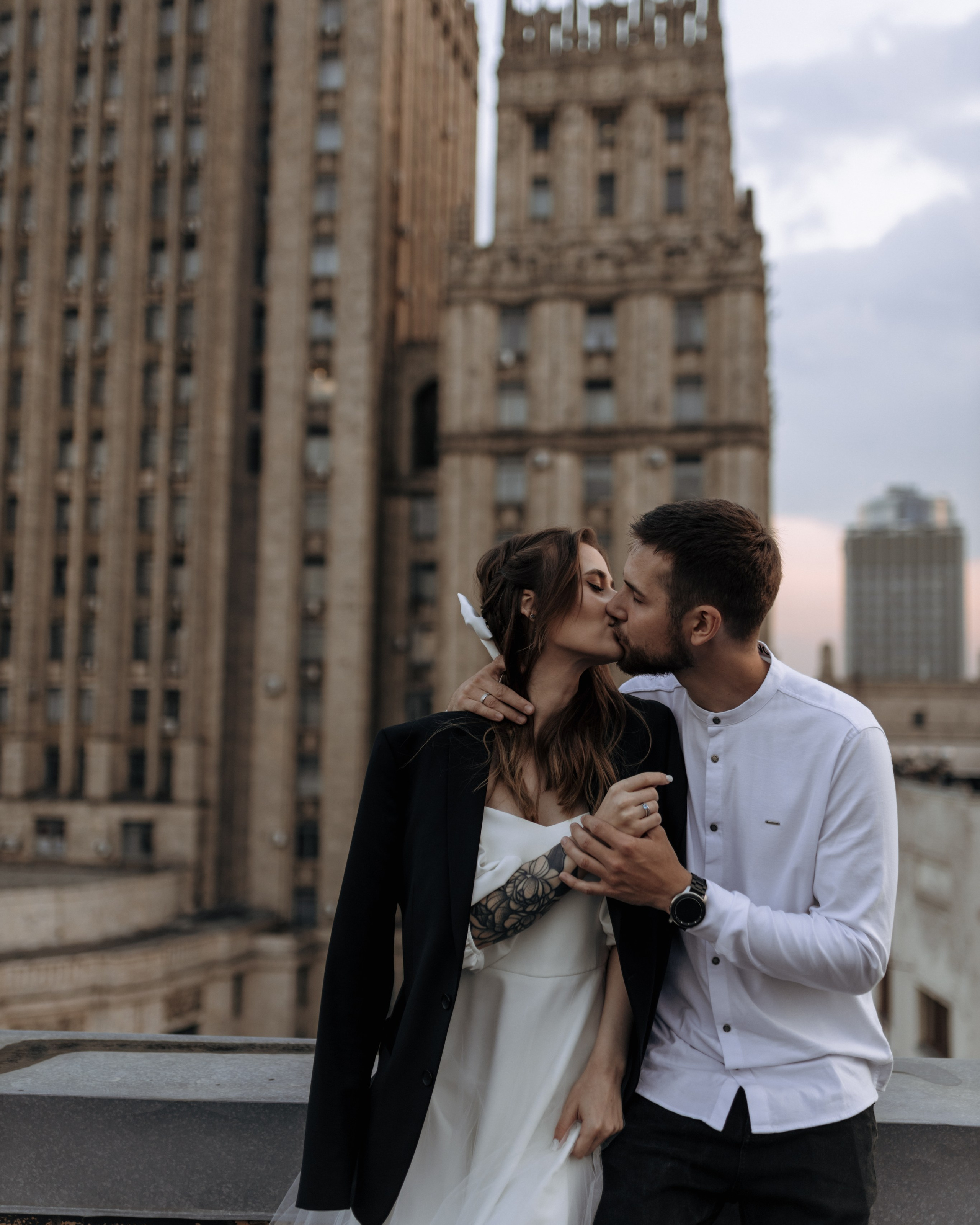 Настя и Никита, крыша