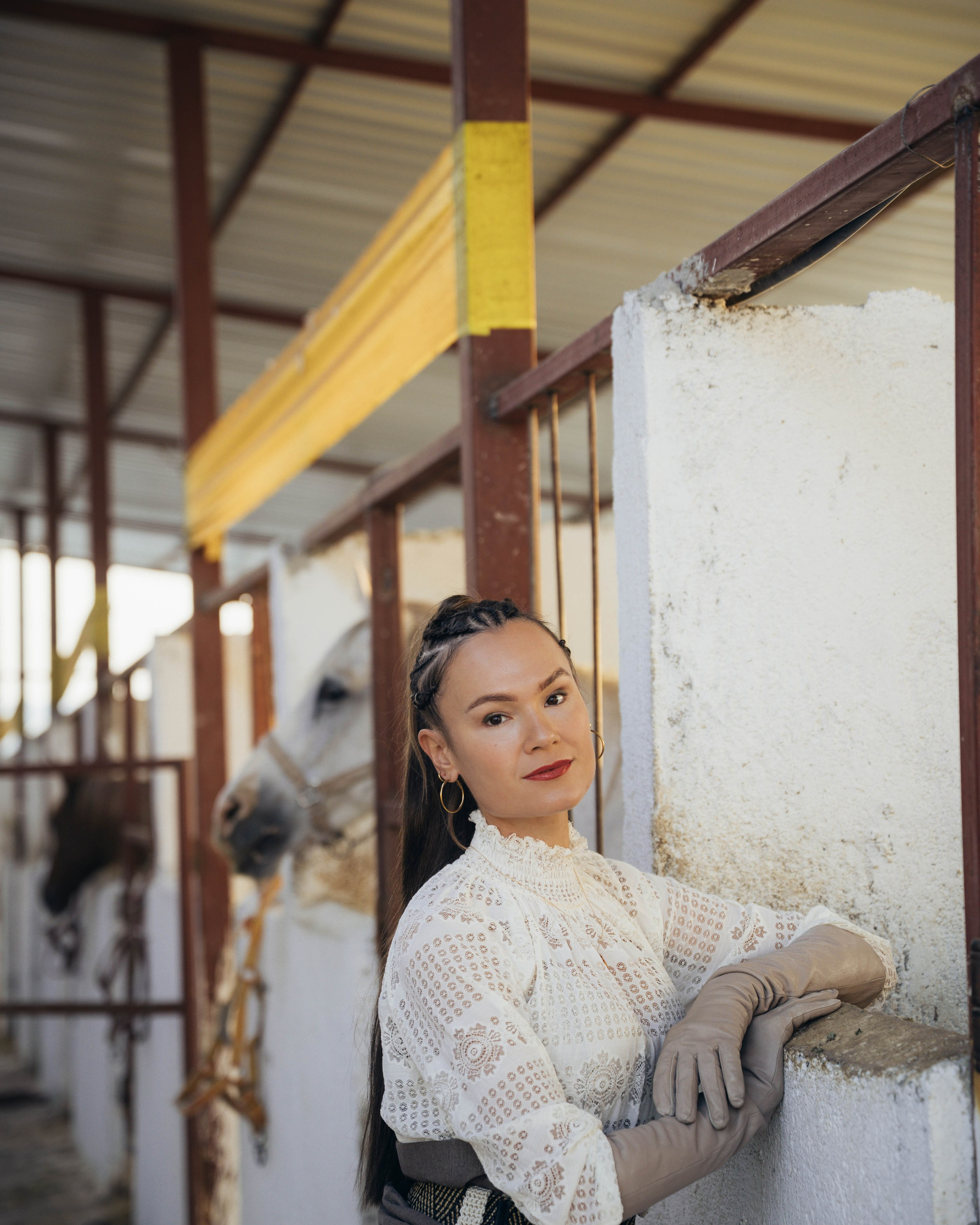 На&nbsp;конюшне