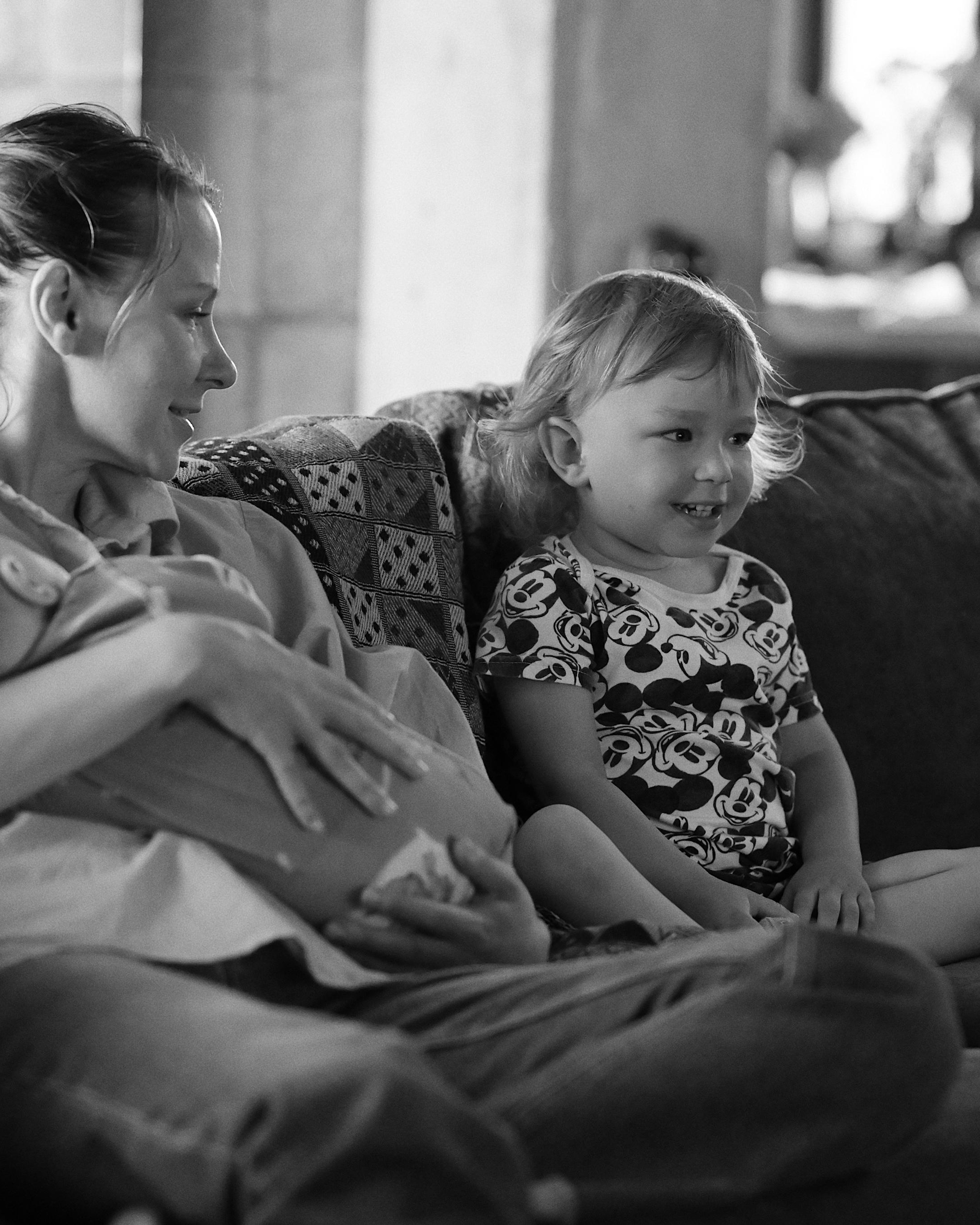 Оля с сыновьями